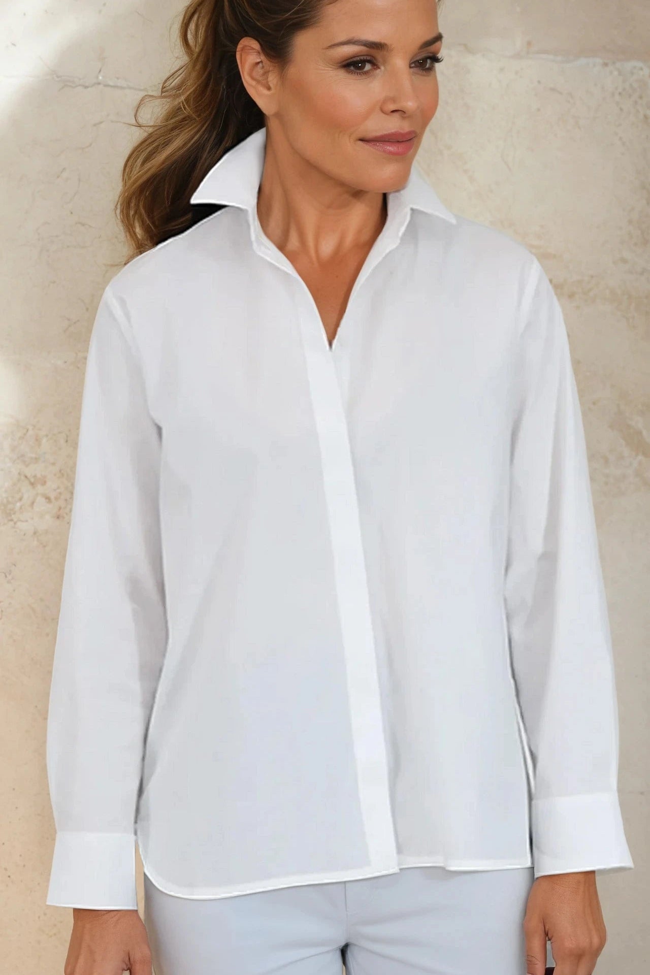 CHELSEA SHIRT IN ITALIAN COTTON POPLIN STRETCH - Jarbo
