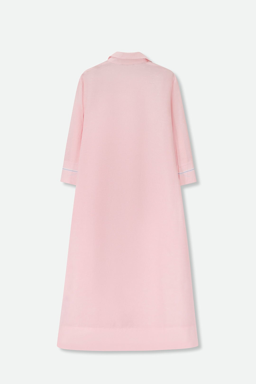 DANNI DRESS IN ITALIAN LINEN PINK STRIPE - Jarbo