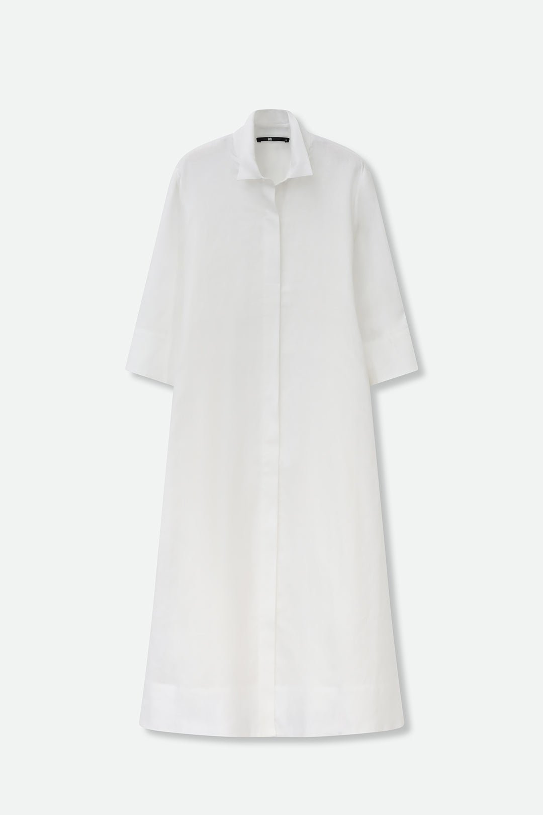 DANNI DRESS IN ITALIAN LINEN WHITE - Jarbo
