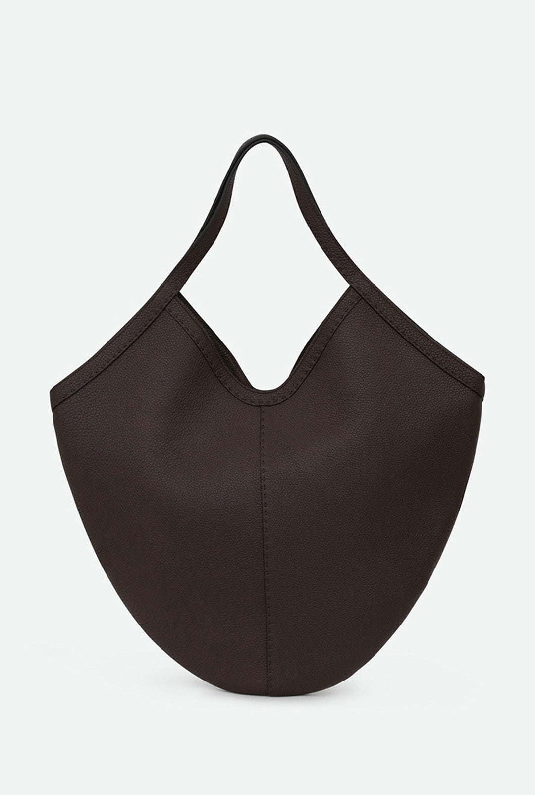 DANTE HOBO BAG IN CHOCOLATE FRENCH CALFSKIN - Jarbo