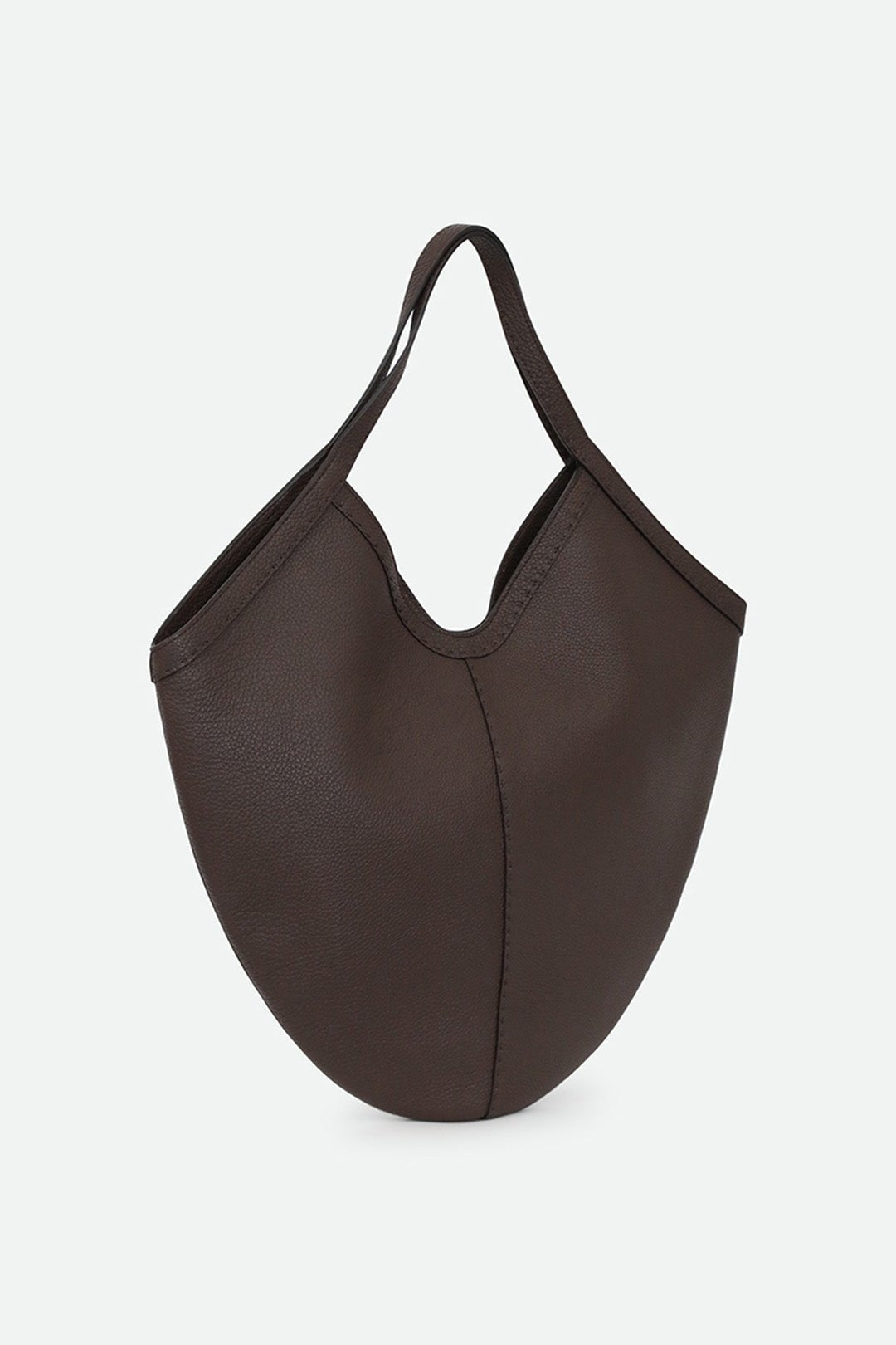 DANTE HOBO BAG IN CHOCOLATE FRENCH CALFSKIN - Jarbo