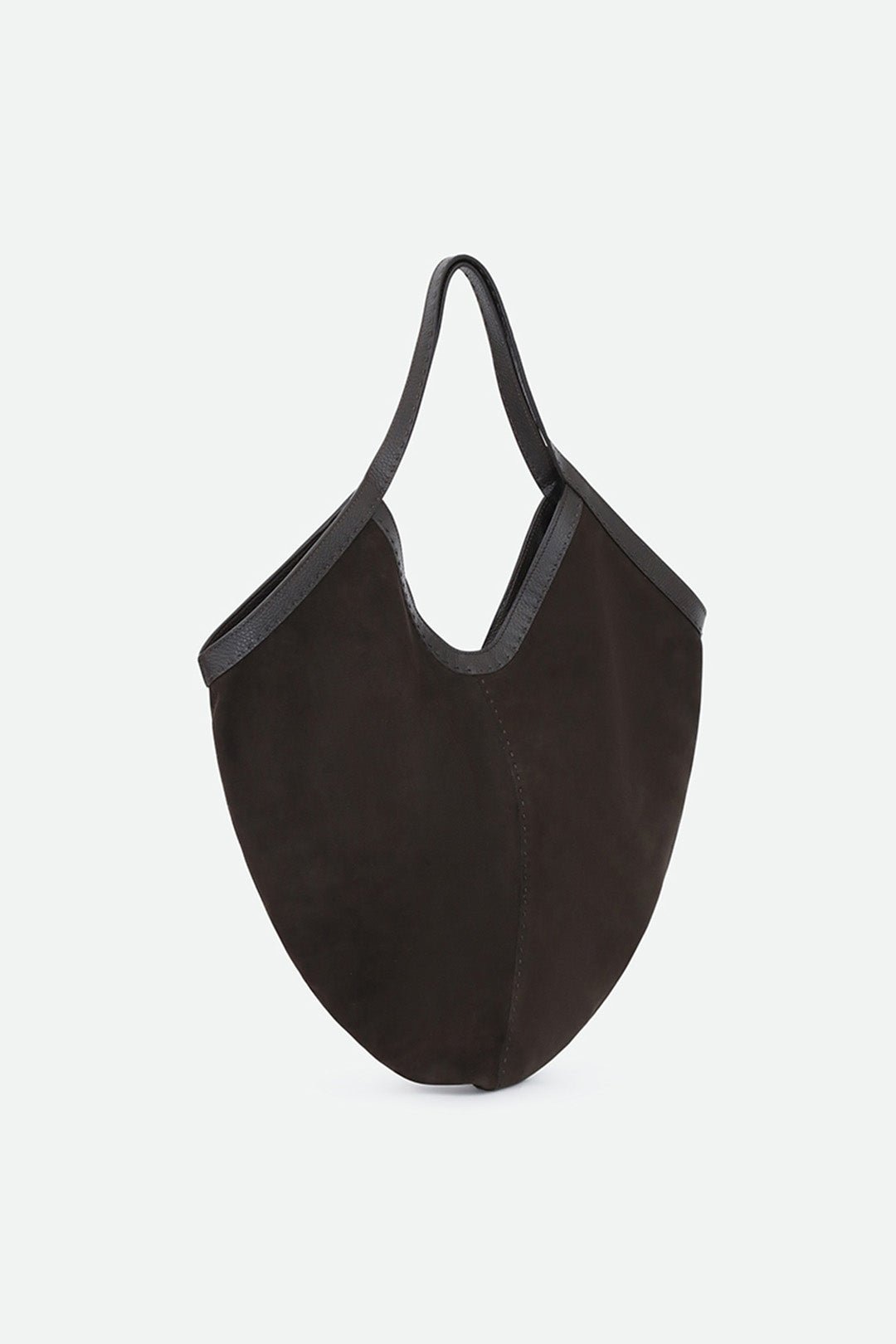 DANTE HOBO BAG IN HAVANA BROWN SUEDE - Jarbo