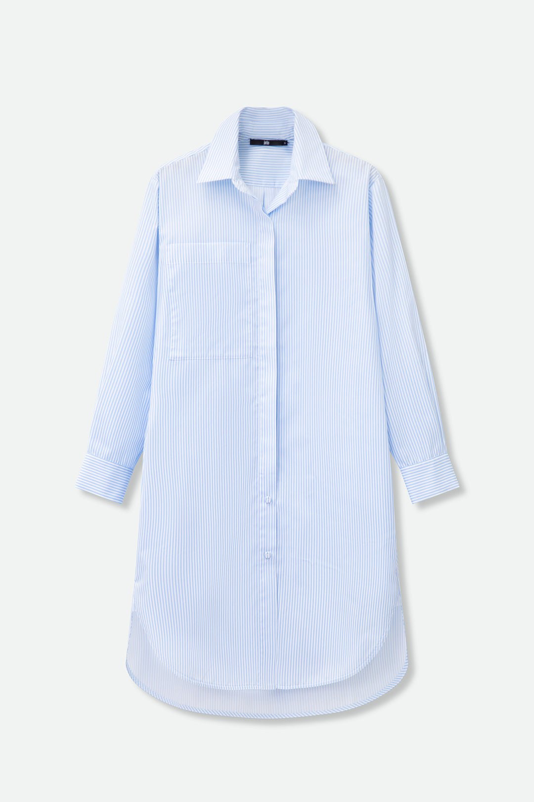 DEAN SHIRTDRESS IN ITALIAN COTTON STRIPE - Jarbo