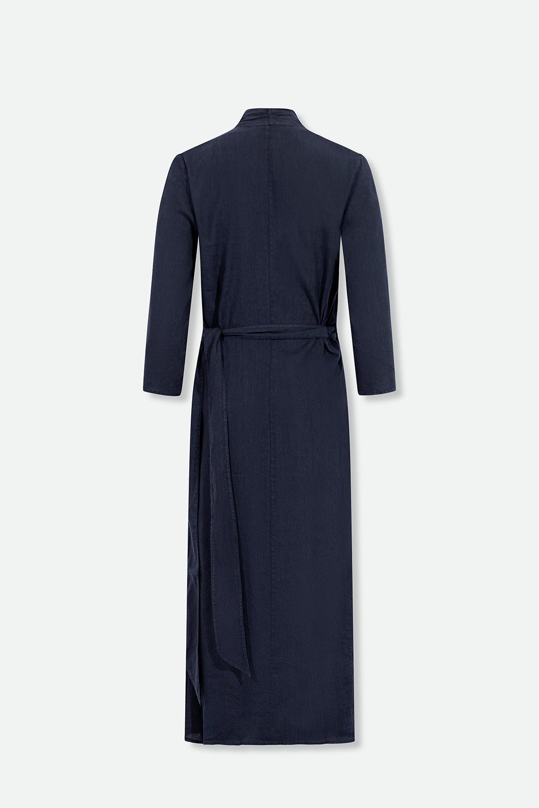 DIANE WRAP DRESS IN ITALIAN LINEN STRETCH - Jarbo