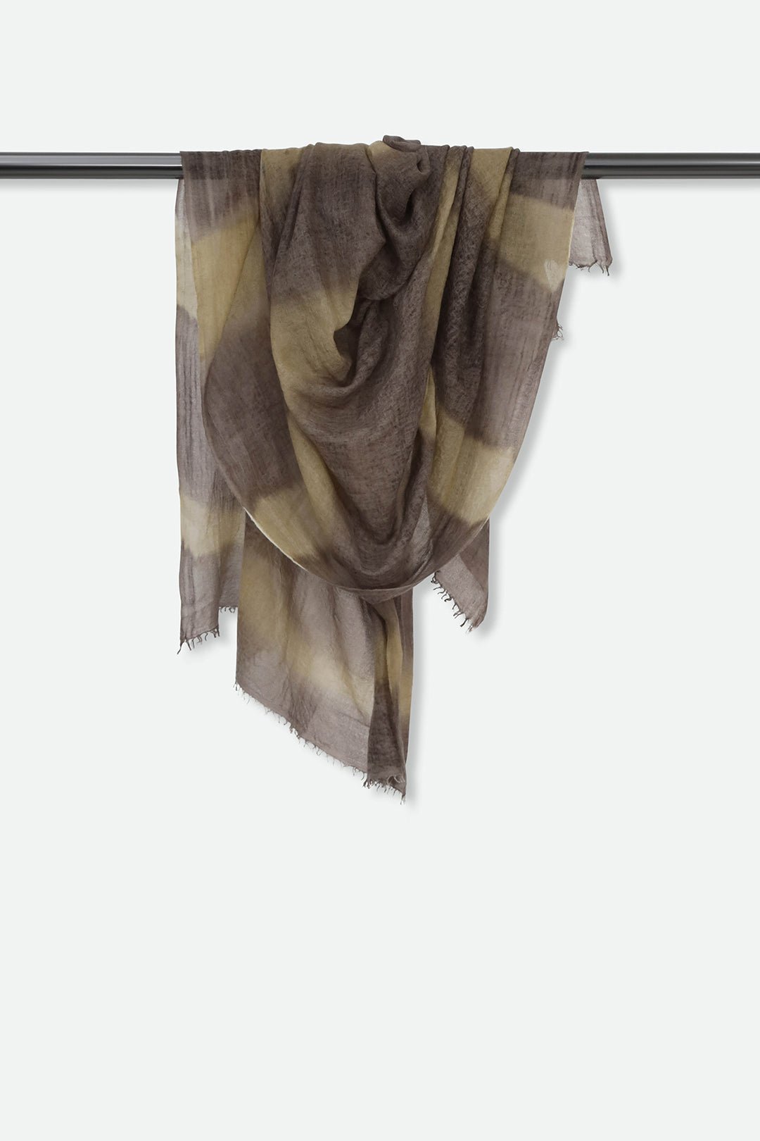 DRIFTWOOD ISCHIA SCARF IN HAND DYED CASHMERE - Jarbo