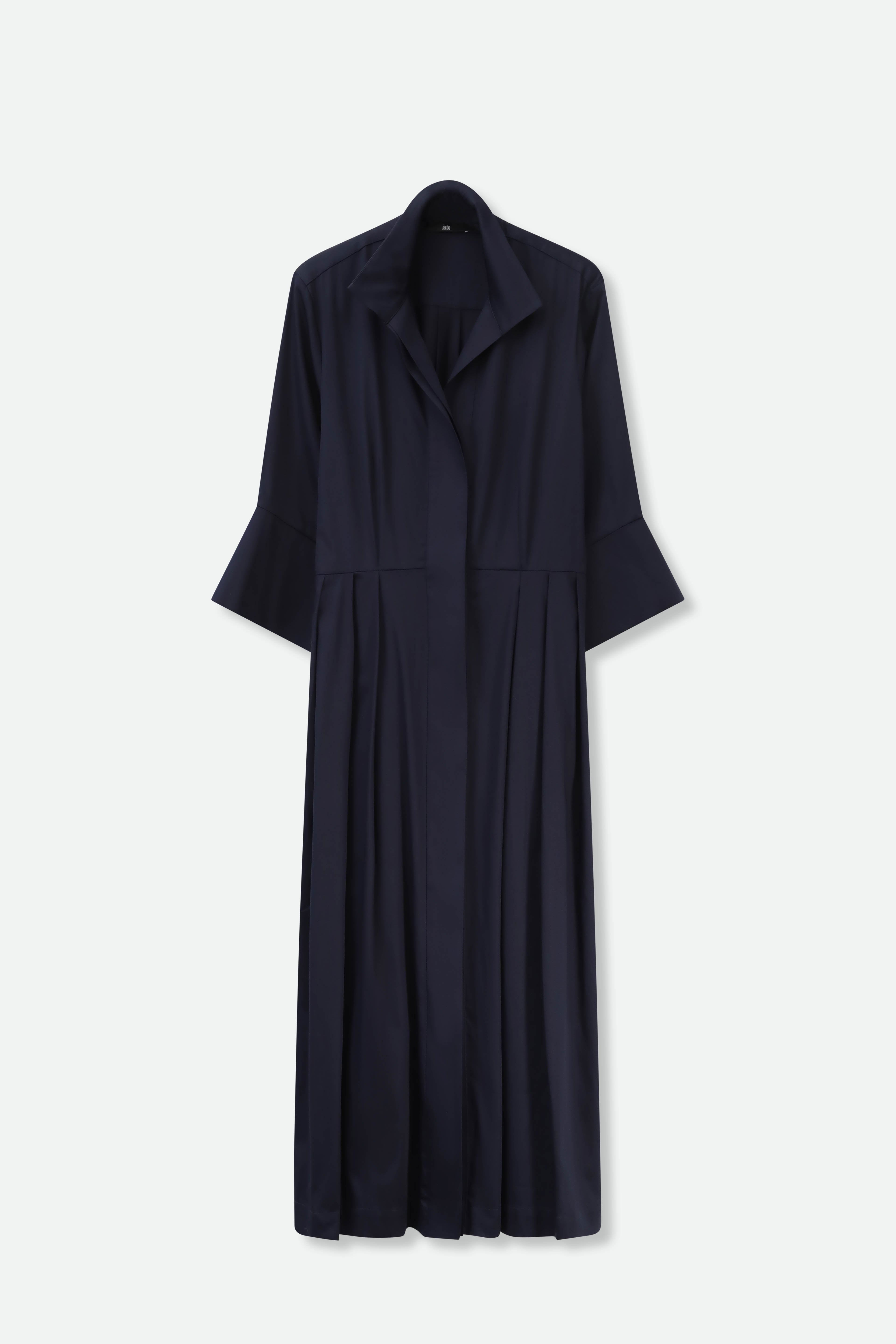 DUNE SLEEVE DRESS IN ITALIAN POPLIN COTTON - Jarbo