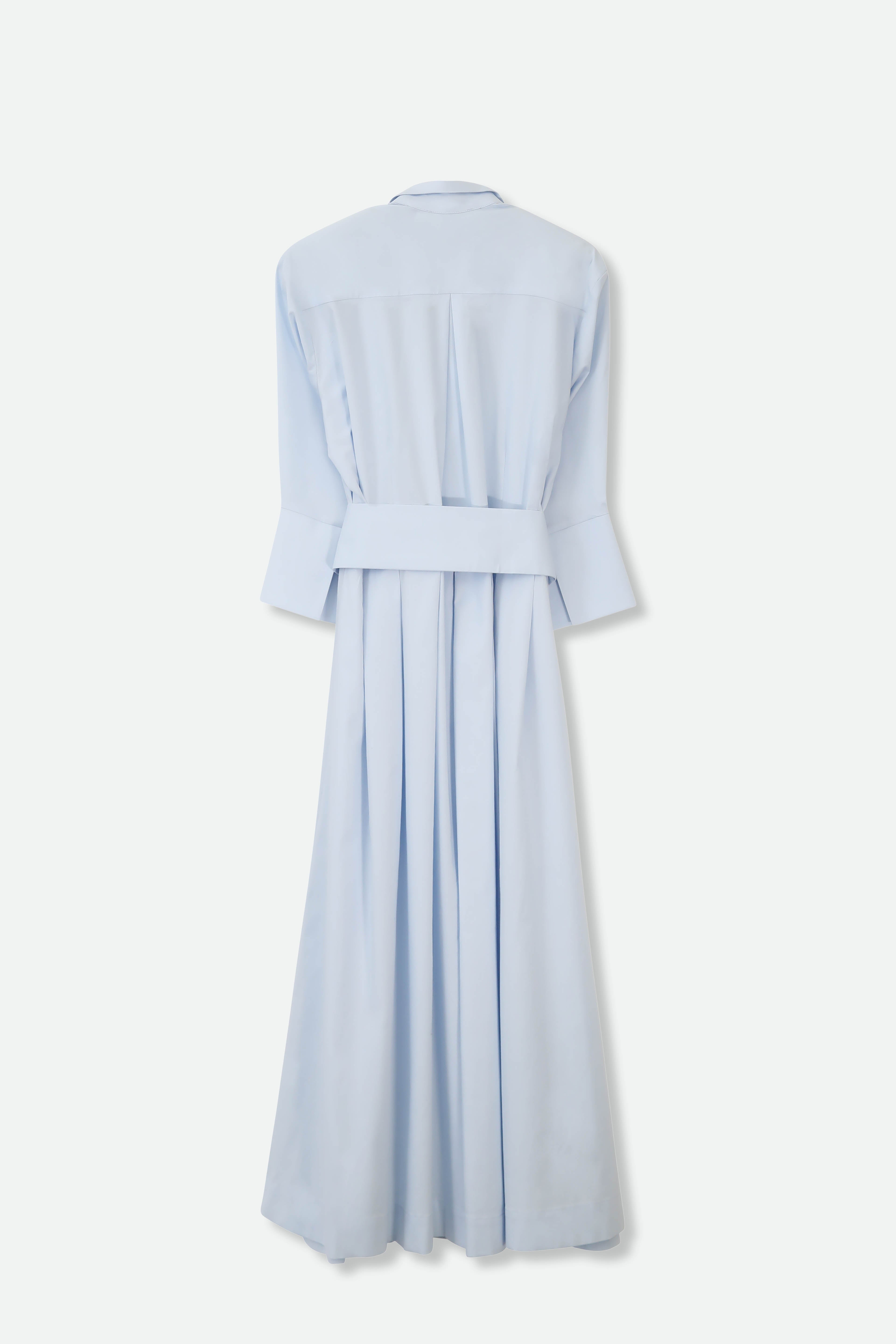 DUNE SLEEVE DRESS IN ITALIAN POPLIN COTTON - Jarbo