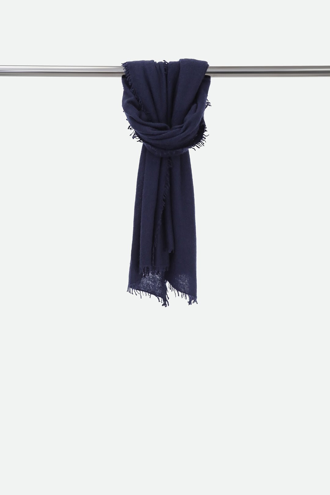 ÉLAN SCARF IN CASHMERE DARK NAVY - Jarbo