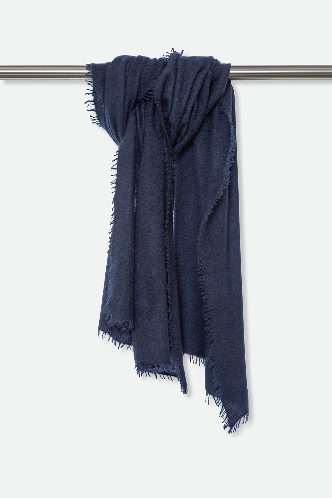 ÉLAN SCARF IN CASHMERE NAVY - Jarbo