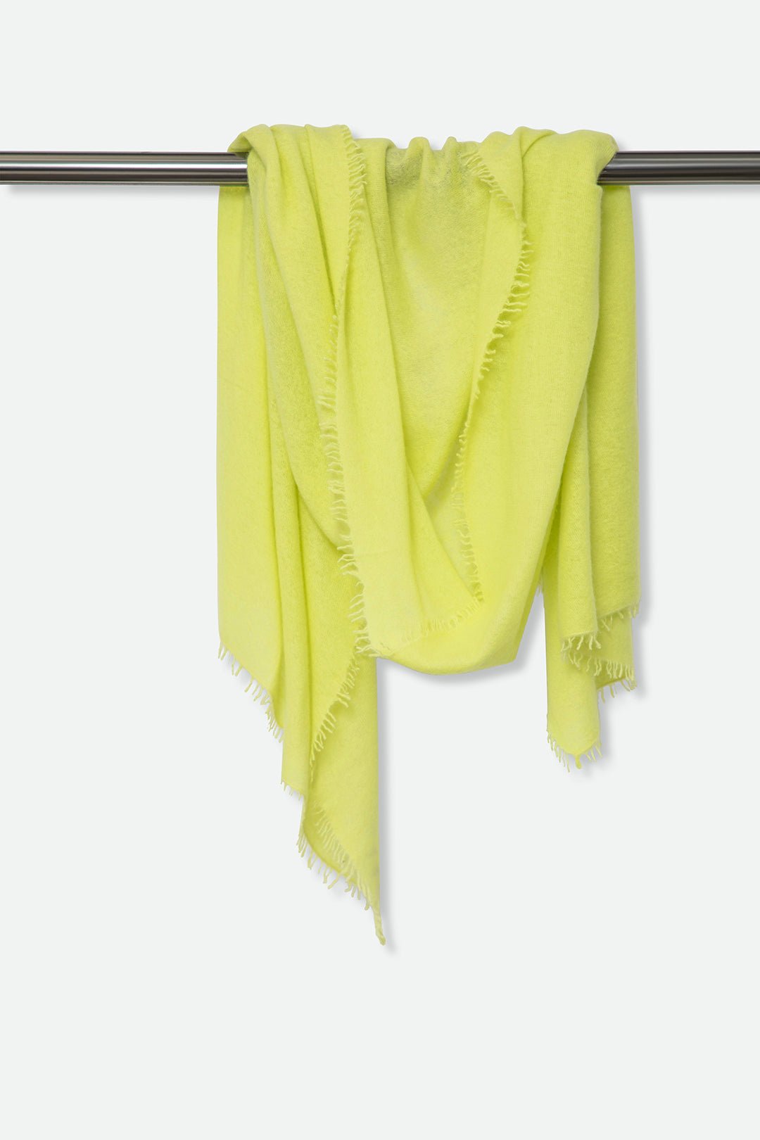 ÉLAN SCARF IN CASHMERE YELLOW GREEN - Jarbo