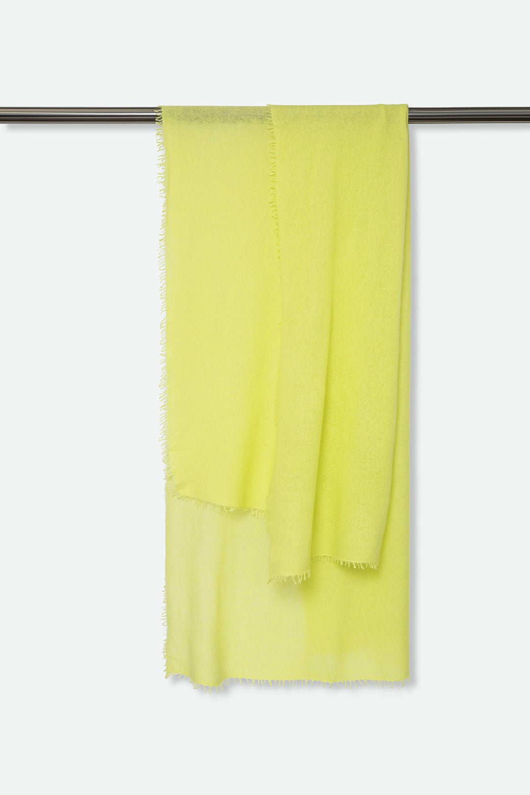 ÉLAN SCARF IN CASHMERE YELLOW GREEN - Jarbo