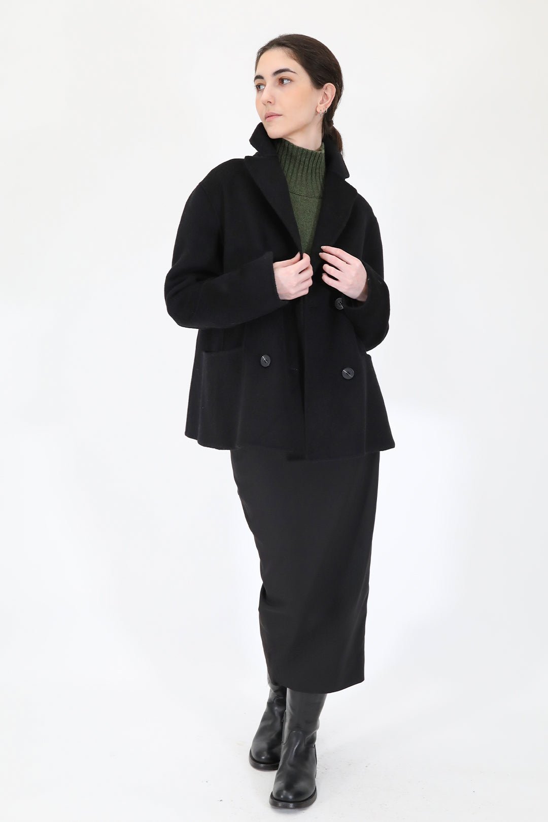 ESME BLAZER IN DOUBLE - FACE CASHMERE WOOL - Jarbo