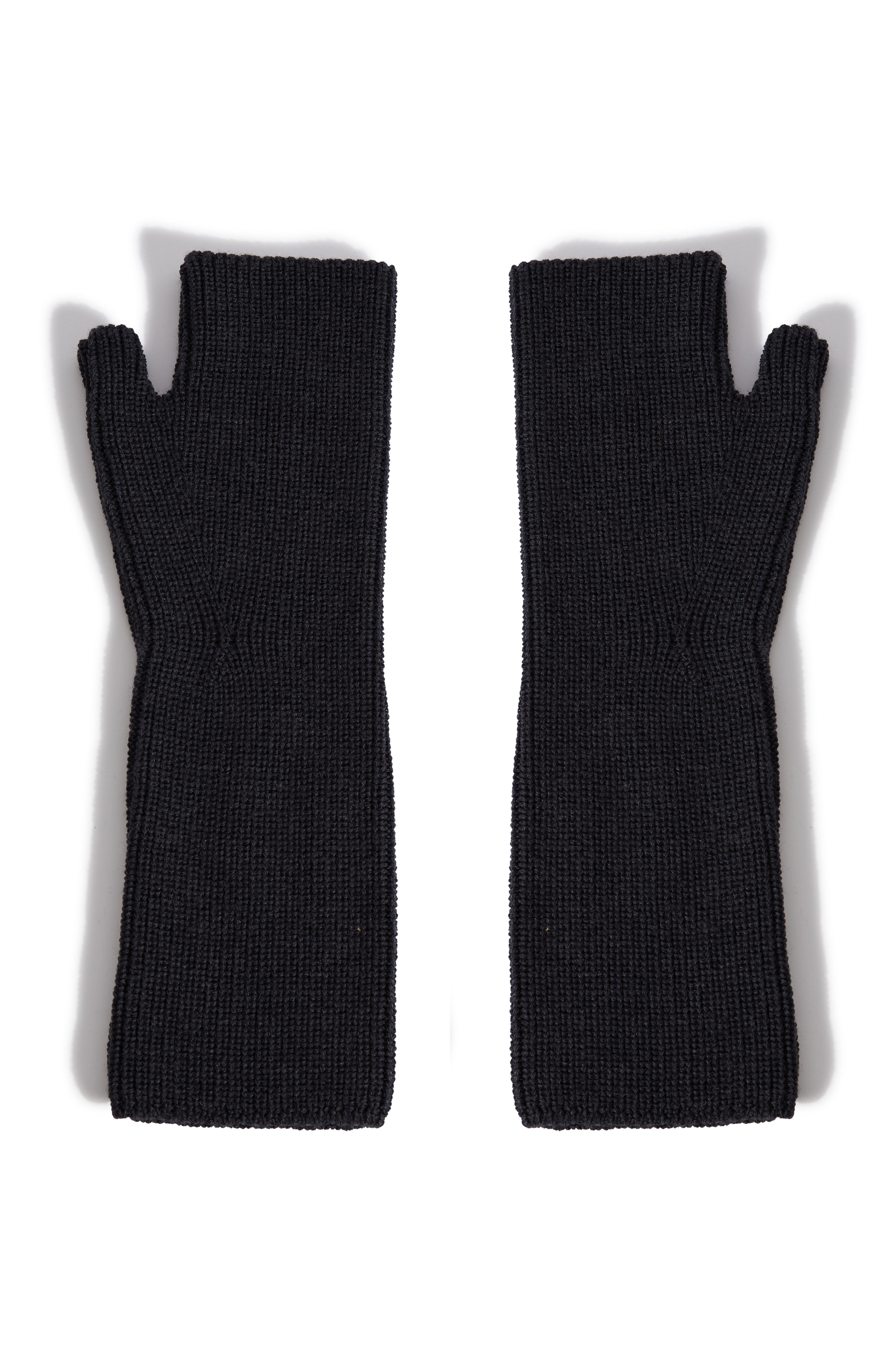 FINGERLESS GLOVES IN EXTRA FINE MERINO WOOL - Jarbo