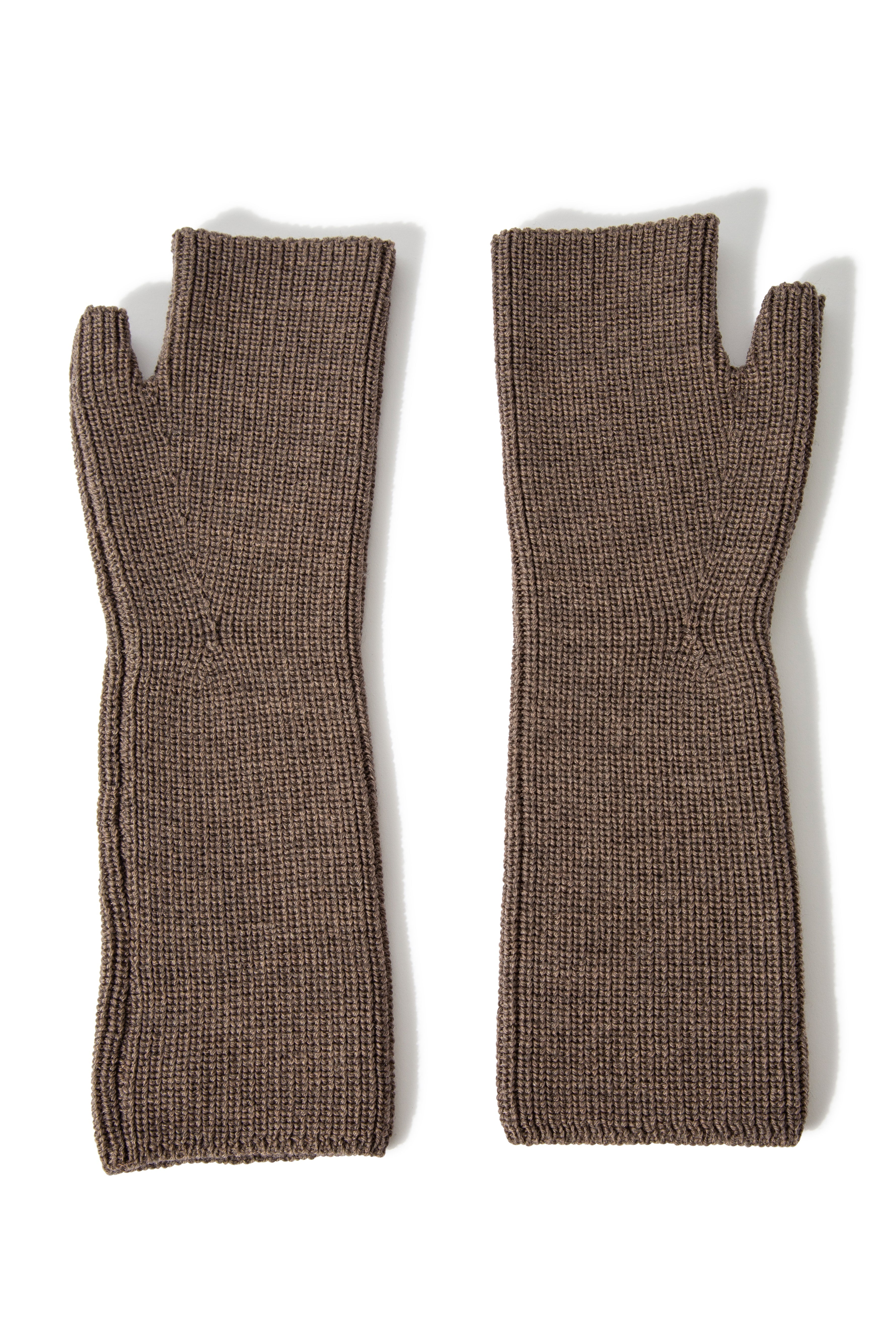 FINGERLESS GLOVES IN EXTRA FINE MERINO WOOL - Jarbo