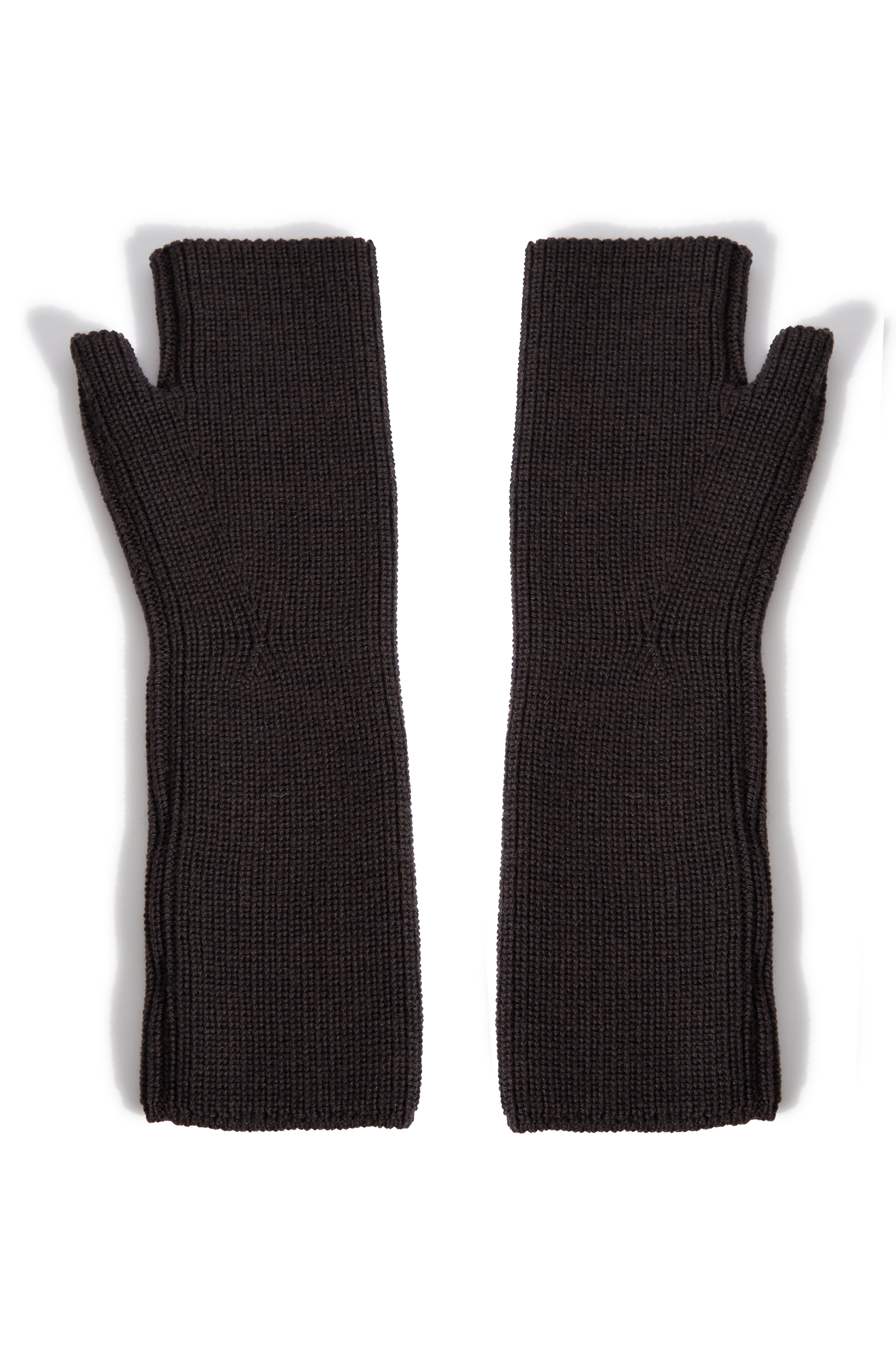 FINGERLESS GLOVES IN EXTRA FINE MERINO WOOL - Jarbo