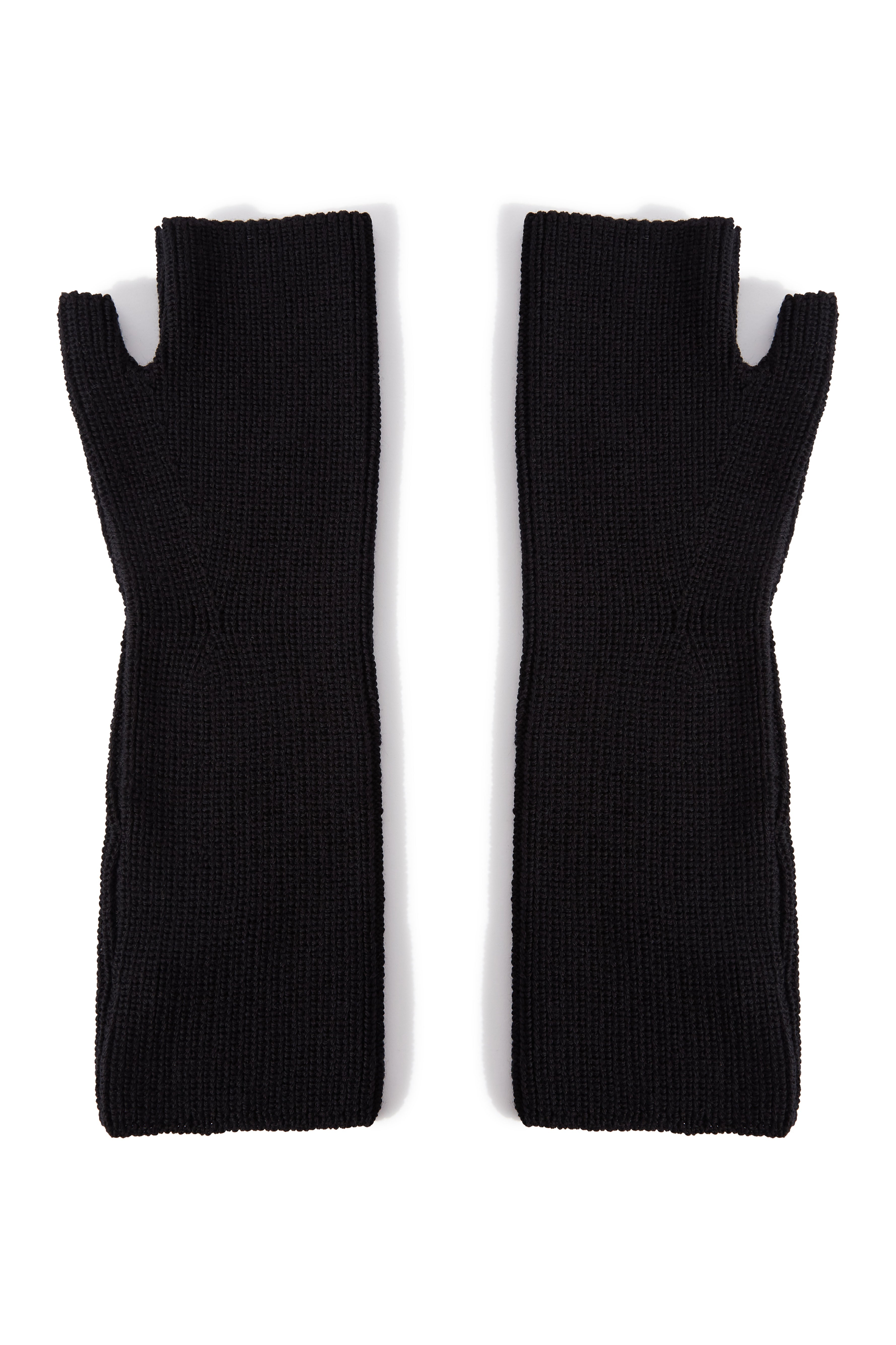 FINGERLESS GLOVES IN EXTRA FINE MERINO WOOL - Jarbo