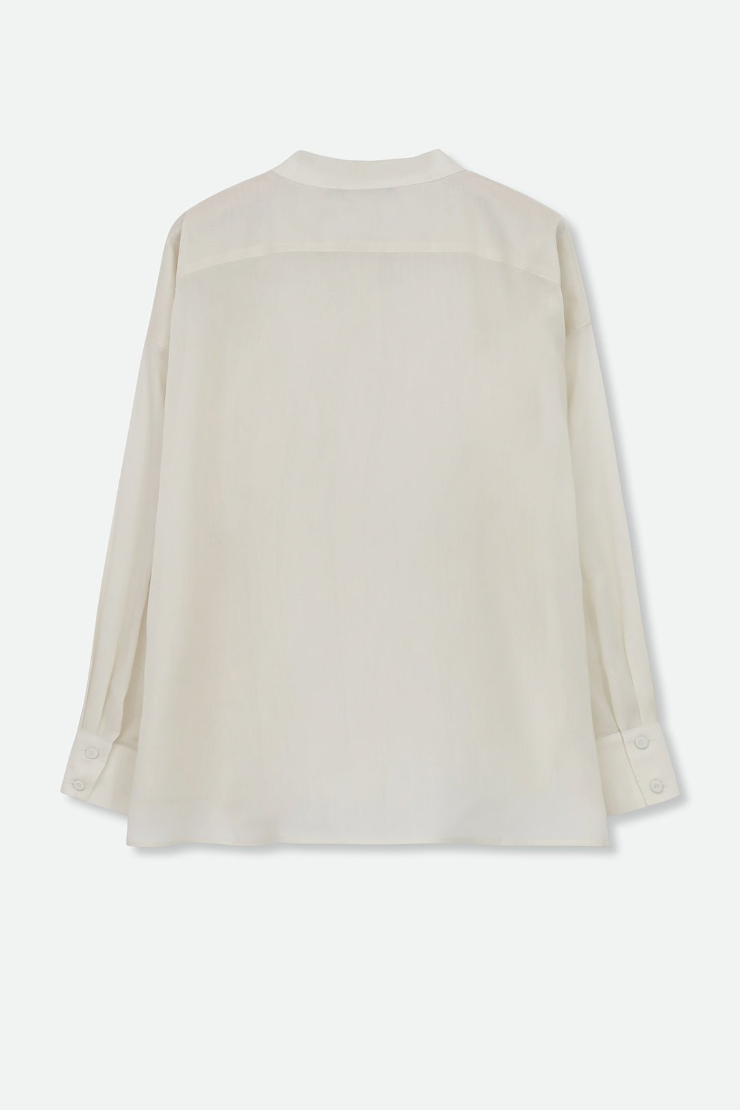 FLEUR RUFFLE SHIRT IN ITALIAN COTTON ORGANZA - Jarbo