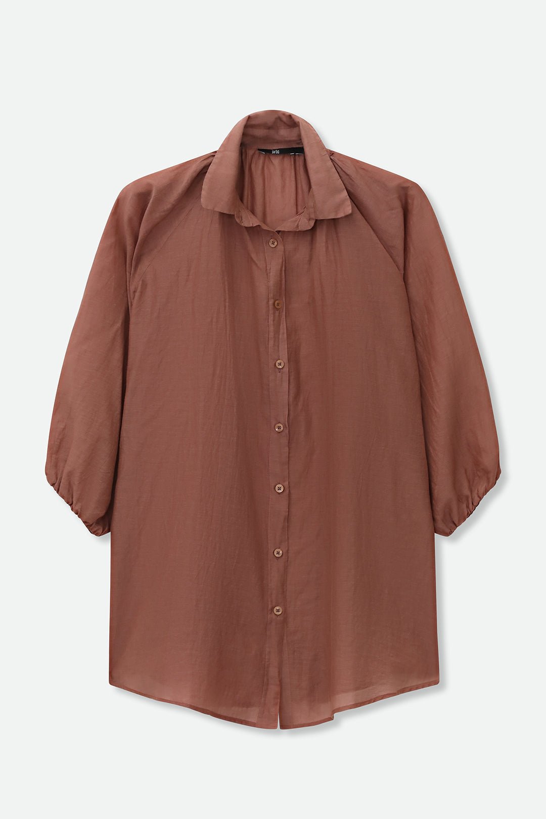 FLOWY OVERSIZED BLOUSE IN SILK COTTON - Jarbo