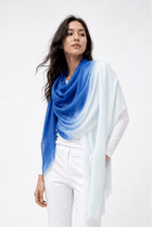 FRANCIA CIELO LIGHTWEIGHT SCARF IN HAND DYED CASHMERE