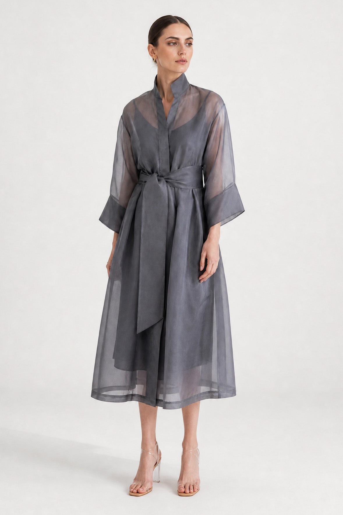 GABRIELLE DRESS IN SILK ORGANZA - Jarbo