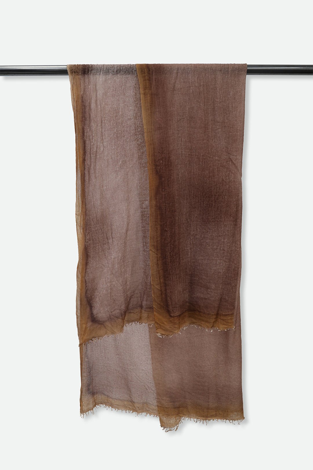 GOLD & COPPER SCARF IN HAND DYED CASHMERE - Jarbo