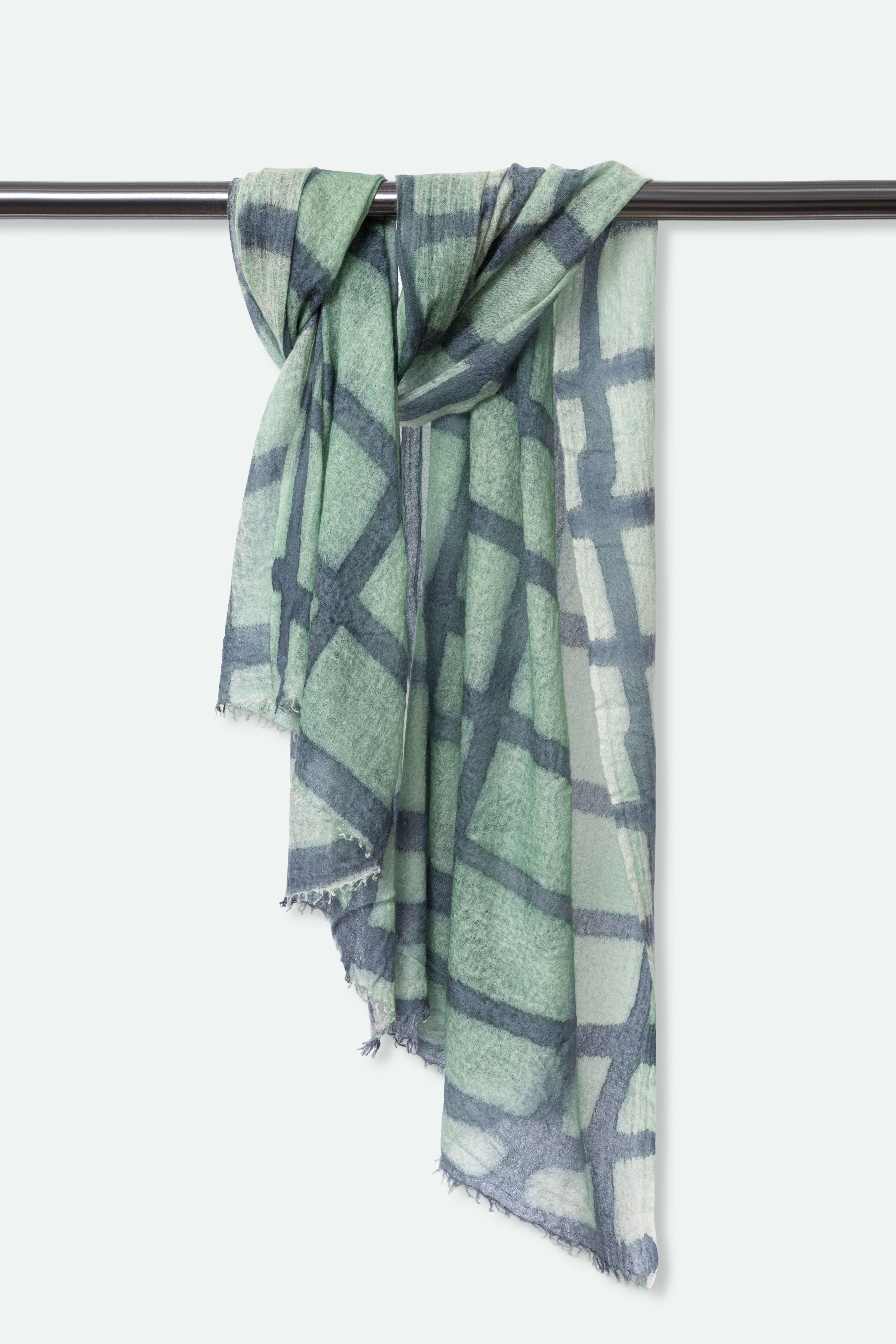 GRIGLIATO SCARF IN HAND DYED CASHMERE - Jarbo