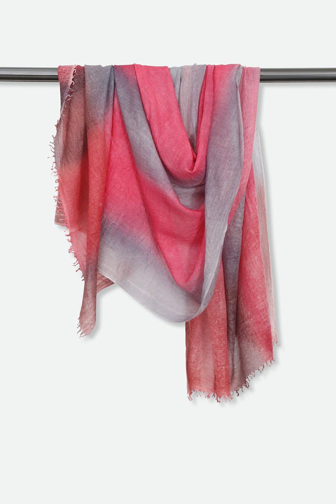 HAZELNUT SPRING SCARF IN HAND DYED CASHMERE - Jarbo