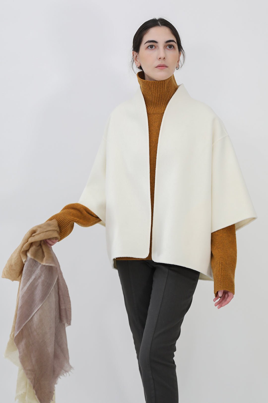 HEIDI JACKET IN DOUBLE FACE WOOL CASHMERE - Jarbo