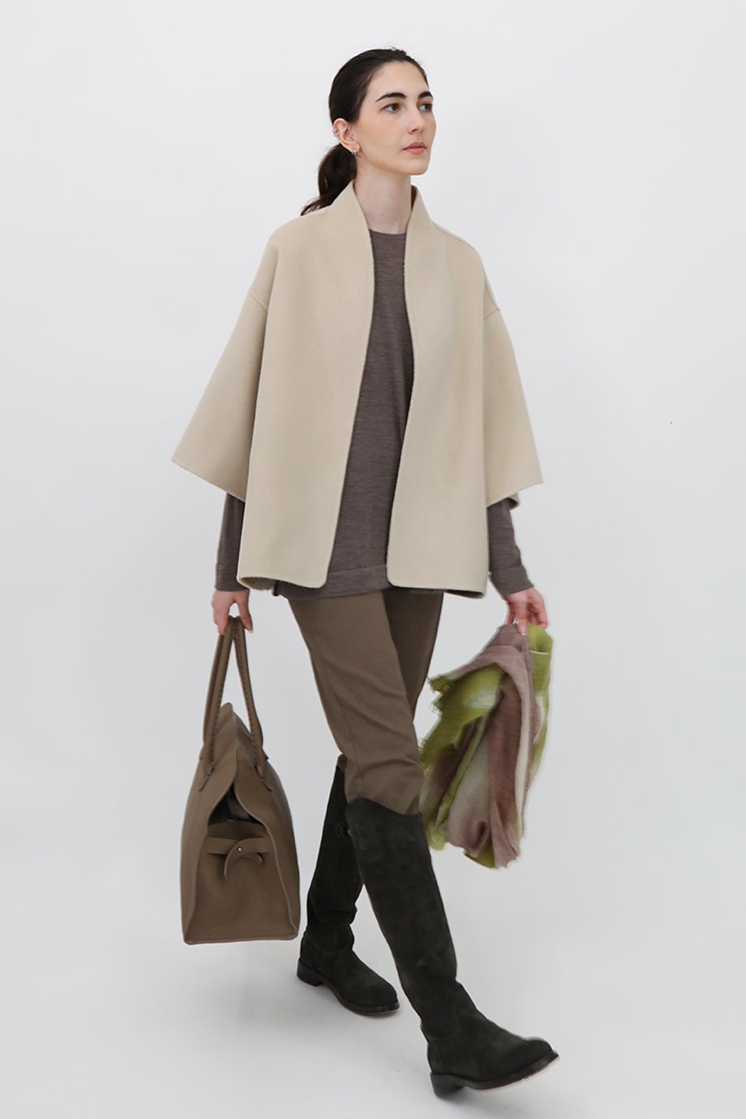 HEIDI JACKET IN DOUBLE FACE WOOL CASHMERE - Jarbo