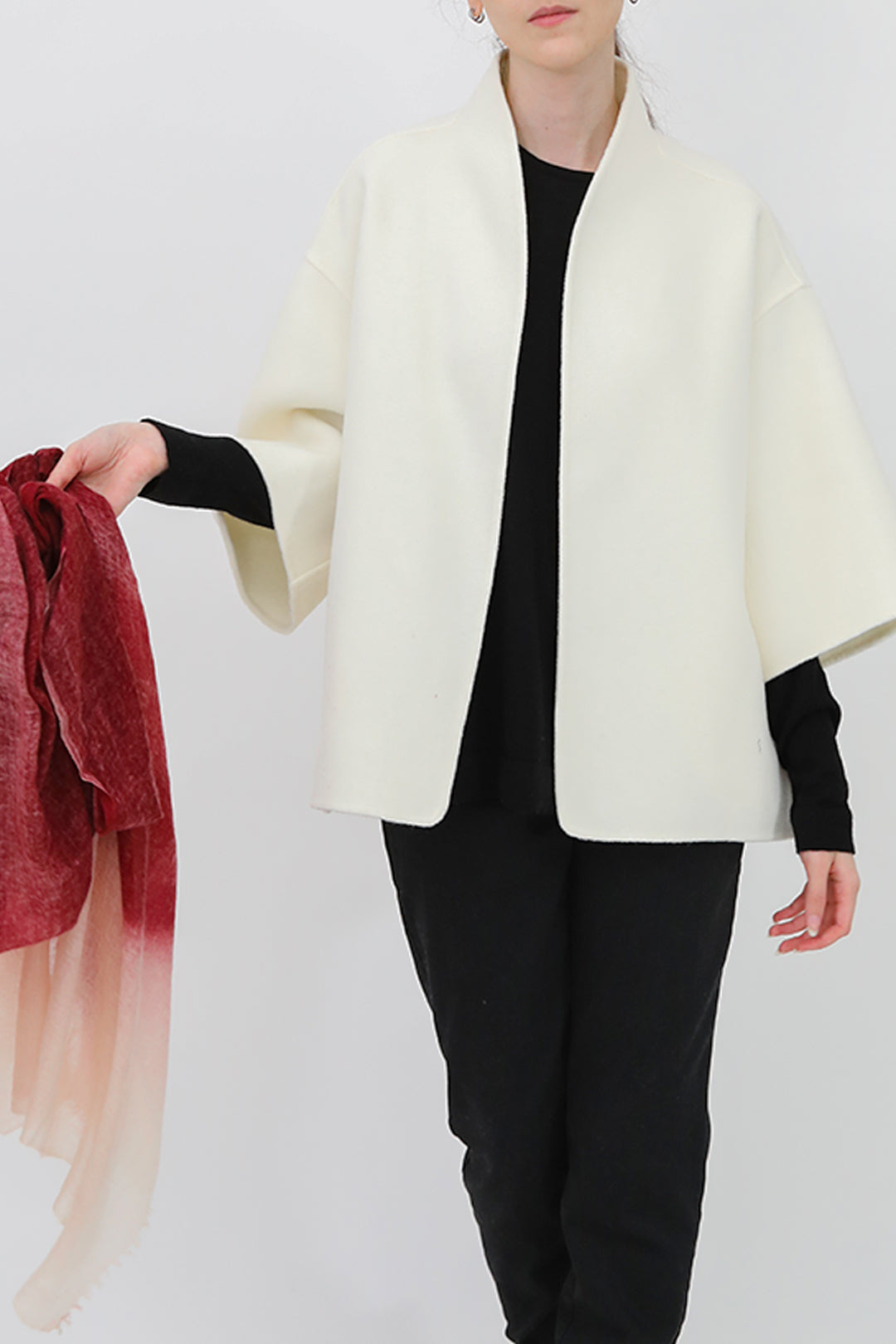 HEIDI JACKET IN DOUBLE FACE WOOL CASHMERE