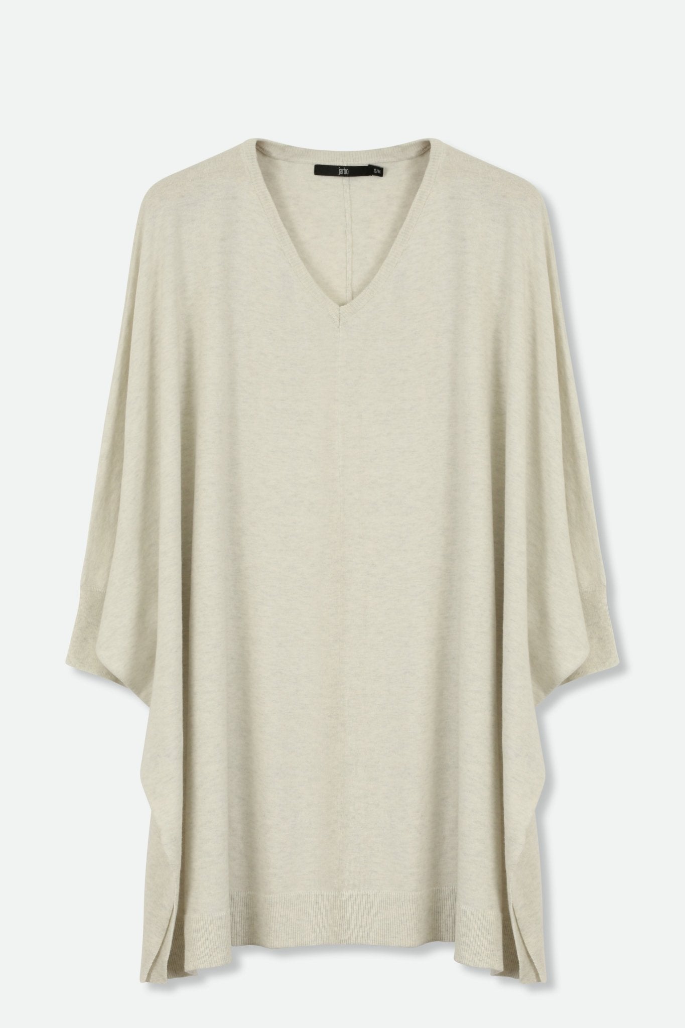 IRINA PONCHO IN KNIT PIMA COTTON STRETCH - Jarbo