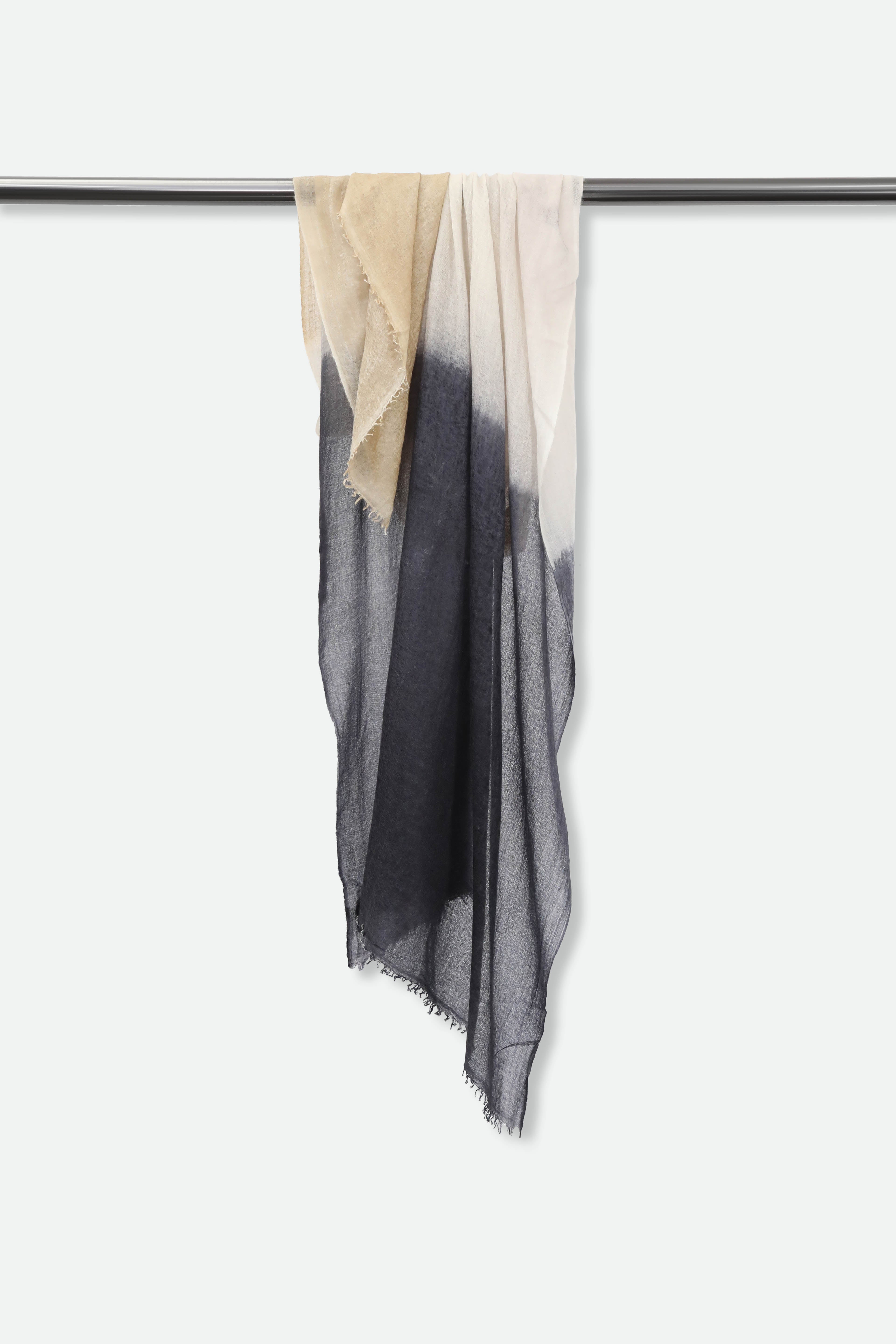 ISCHIA PEPPER SCARF IN HAND DYED CASHMERE - Jarbo