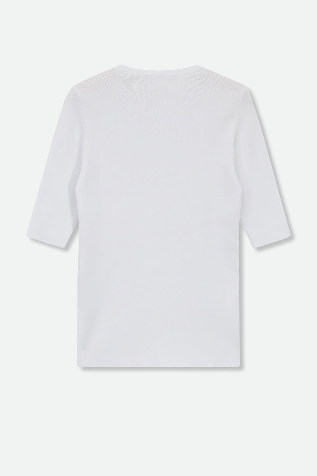 ITALIAN COTTON ELBOW SLEEVE V NECK - Jarbo