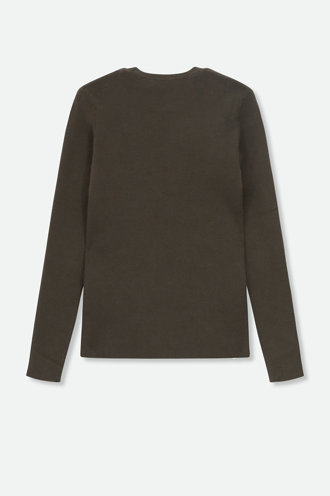 LONG SLEEVE CREW IN ITALIAN COTTON KNIT