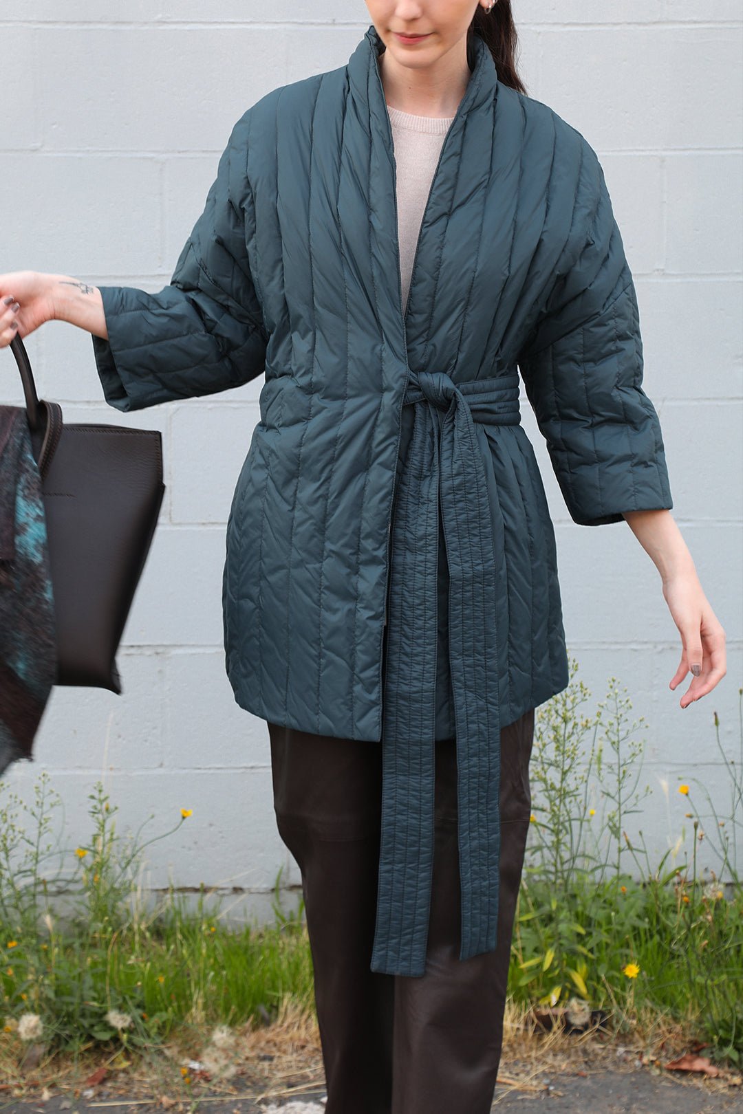 KIMONO BARN COAT IN GOOSE DOWN - Jarbo