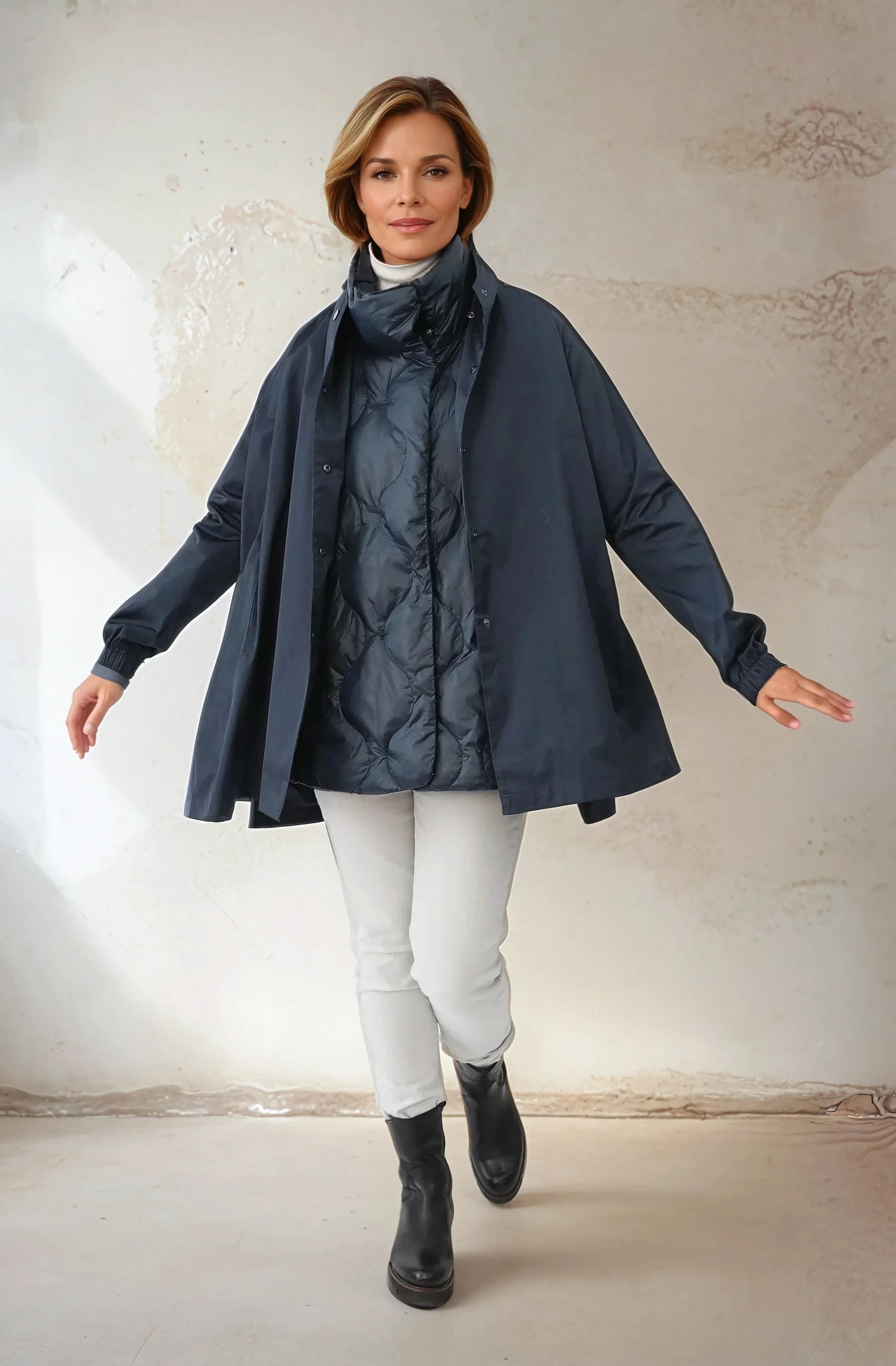 LA ROCHE VEST IN LIGHTWEIGHT GOOSE DOWN