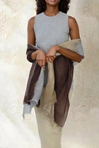 MUSCLE TANK IN HEATHERED PIMA STRETCH