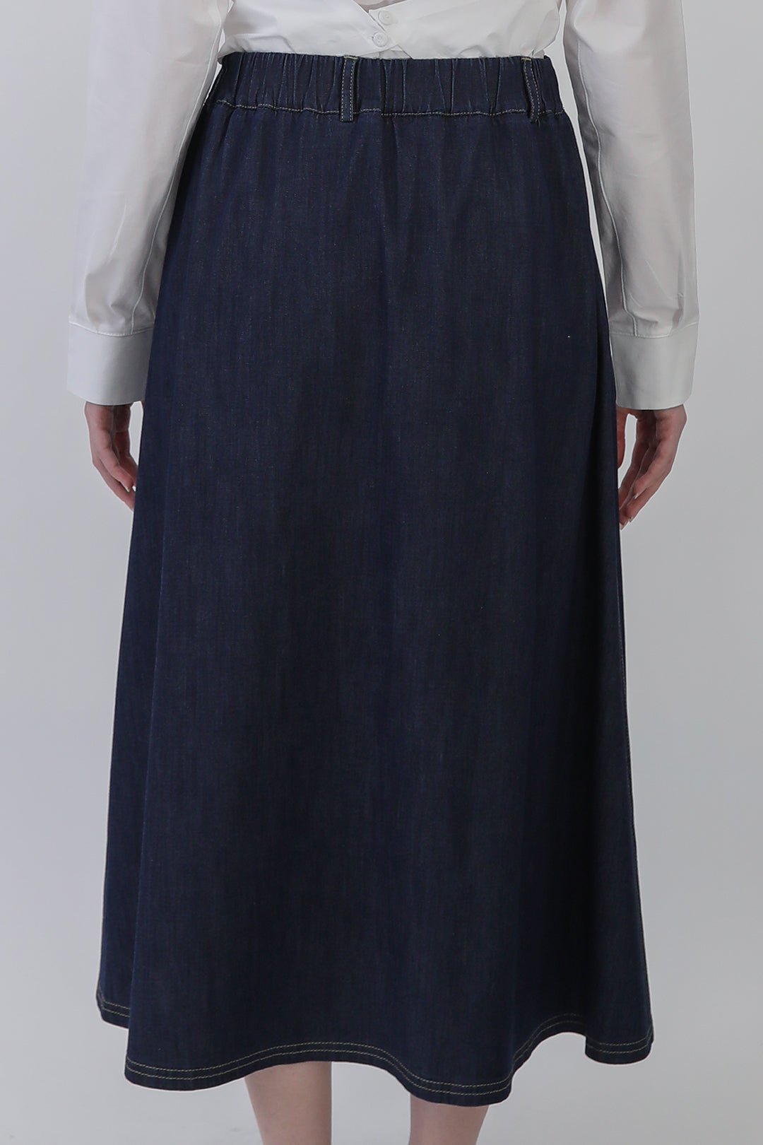 LEA SKIRT IN ITALIAN DENIM - Jarbo