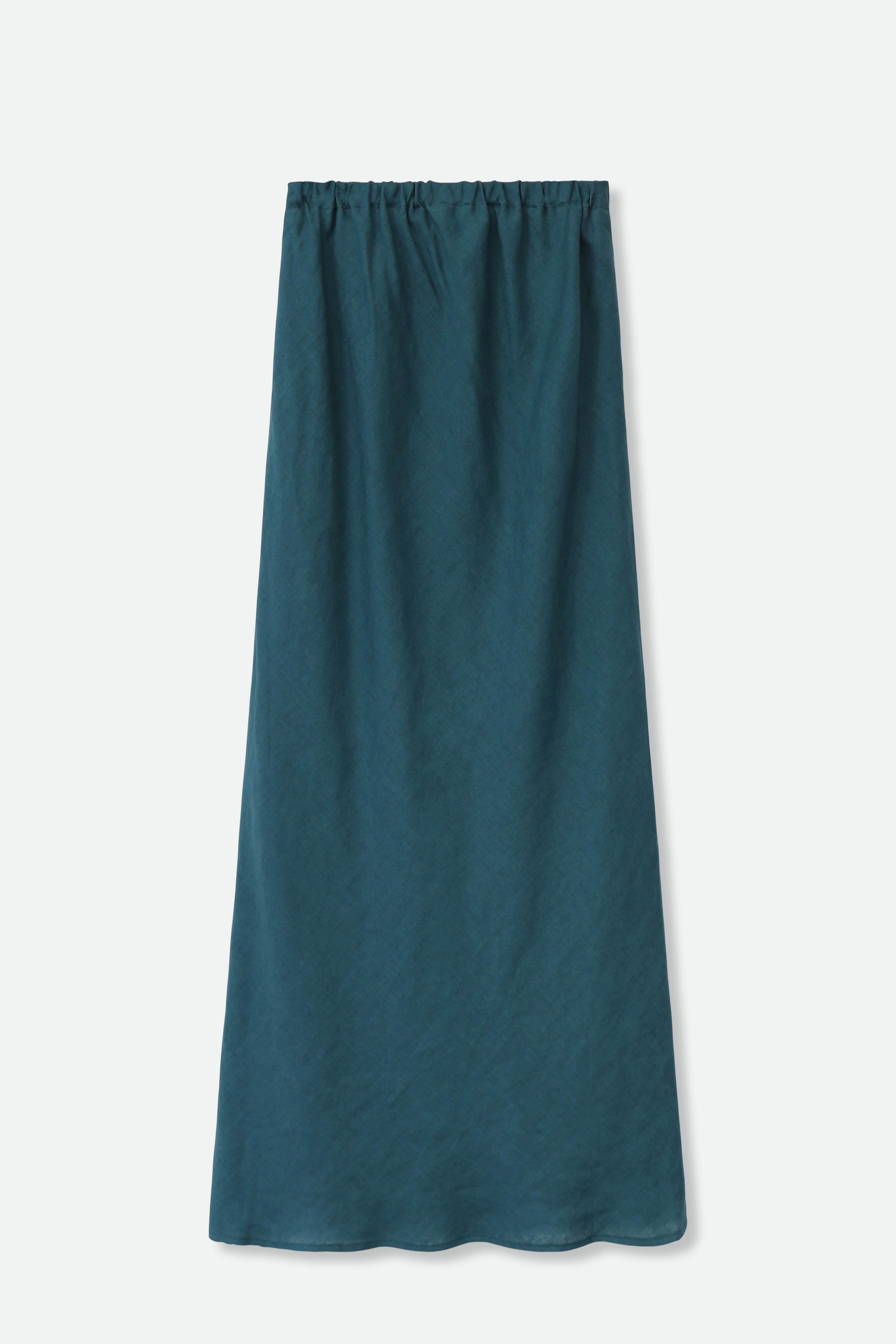 LEONORA BIAS SKIRT IN ITALIAN LINEN - Jarbo