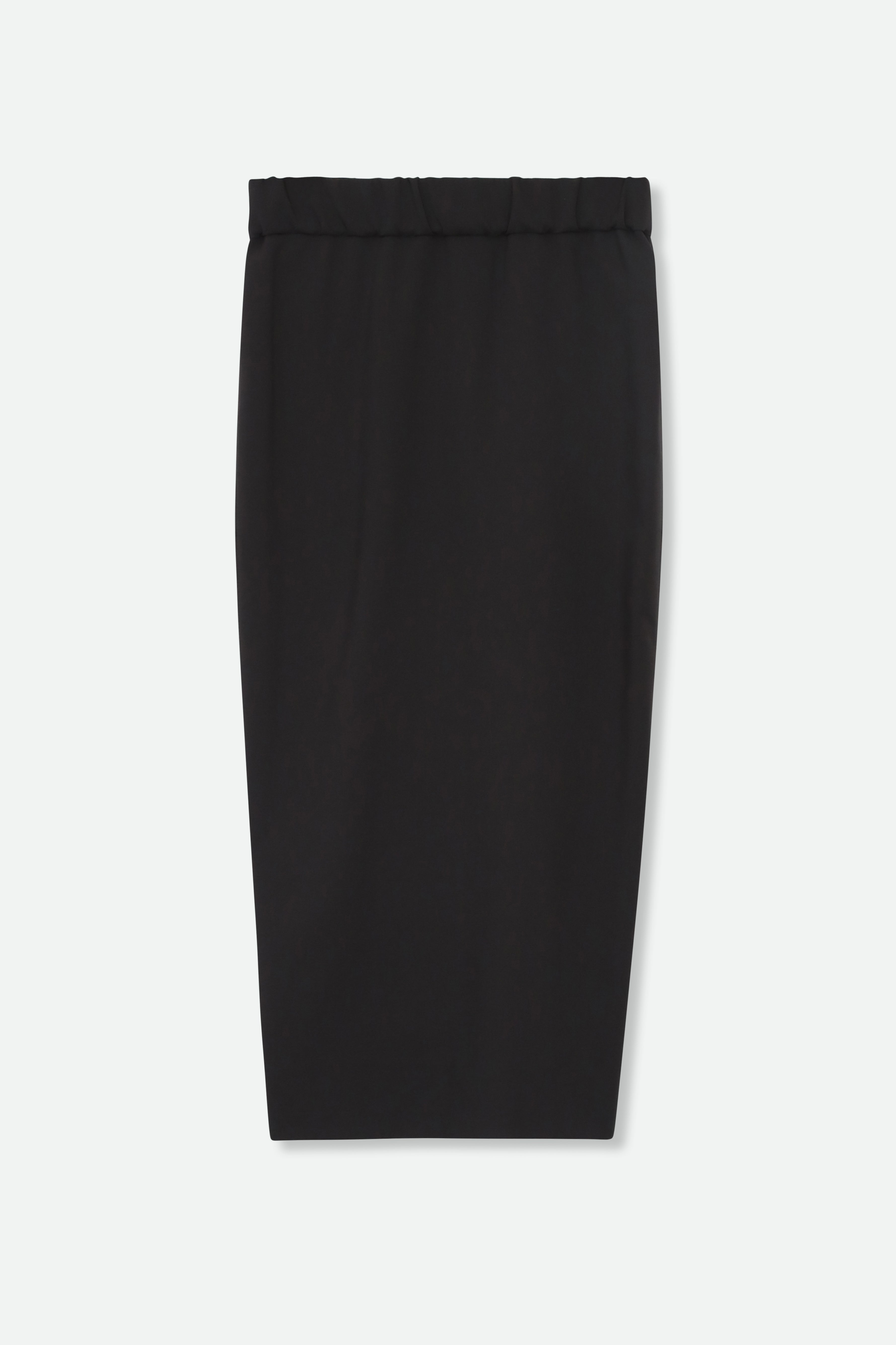 LILA LONG PENCIL SKIRT IN TECHNICAL STRETCH BLACK - Jarbo