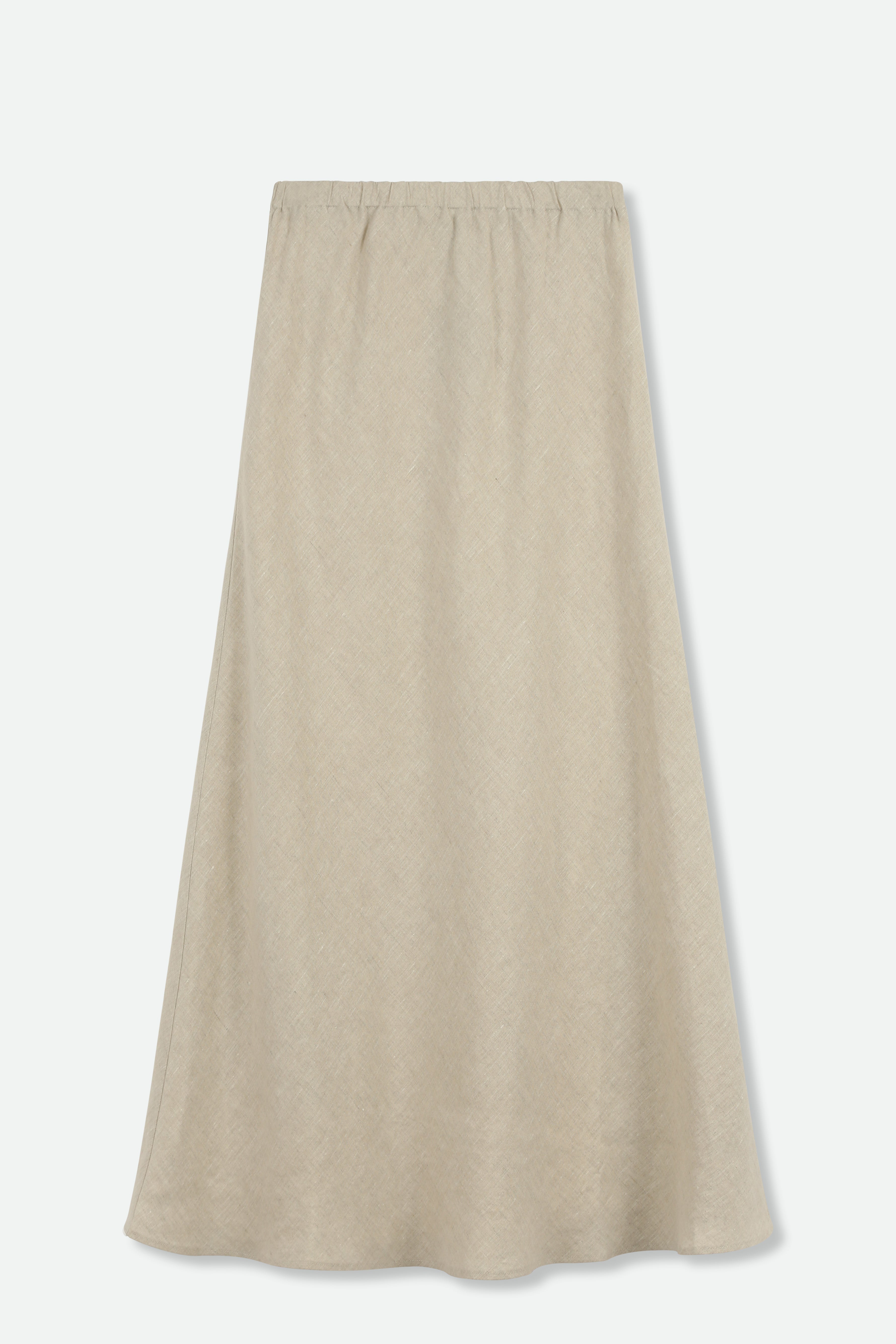 LIVIA BIAS SKIRT IN PREMIUM LINEN - Jarbo