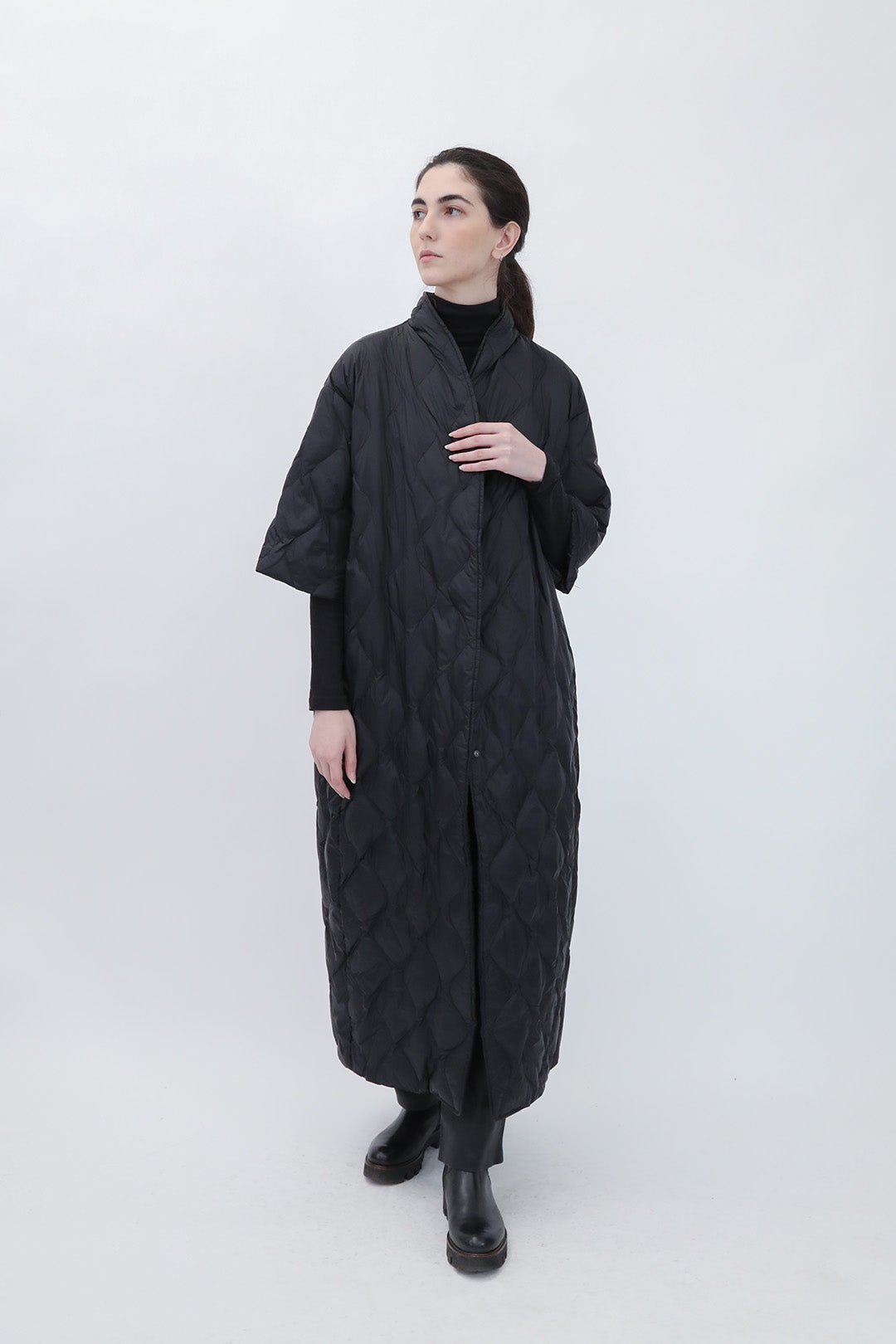 LONG HEIDI COAT IN GOOSE DOWN - Jarbo