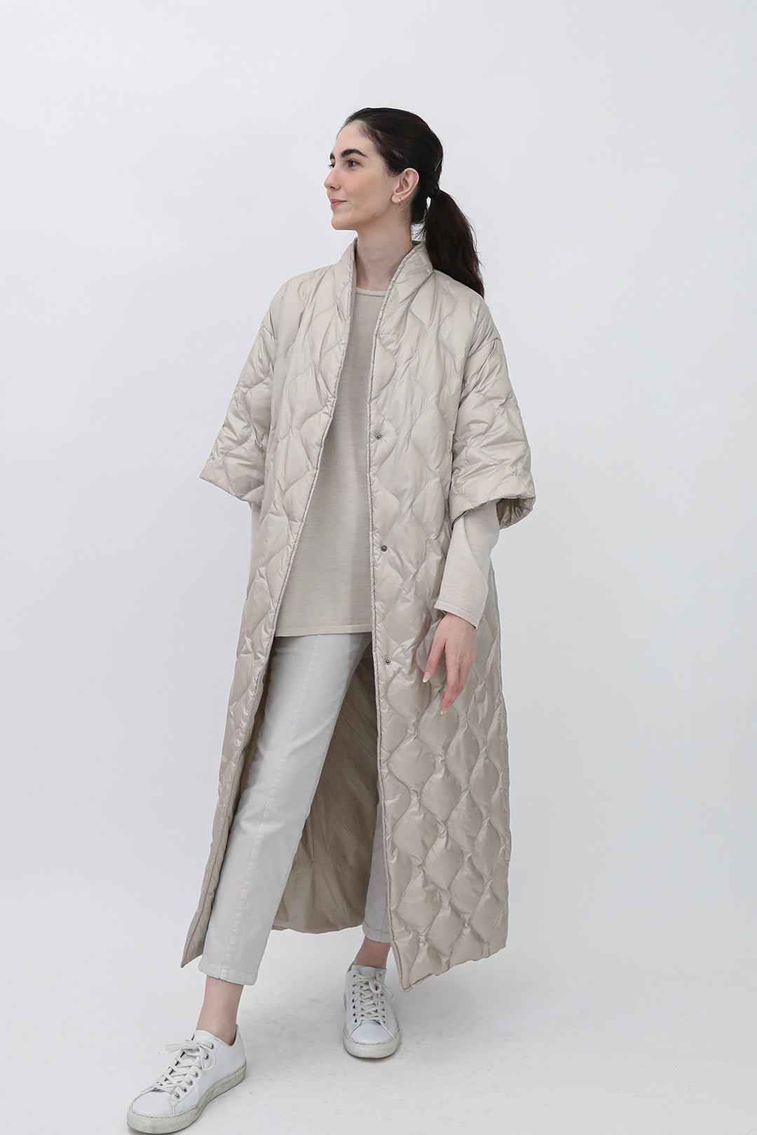 LONG HEIDI COAT IN GOOSE DOWN - Jarbo