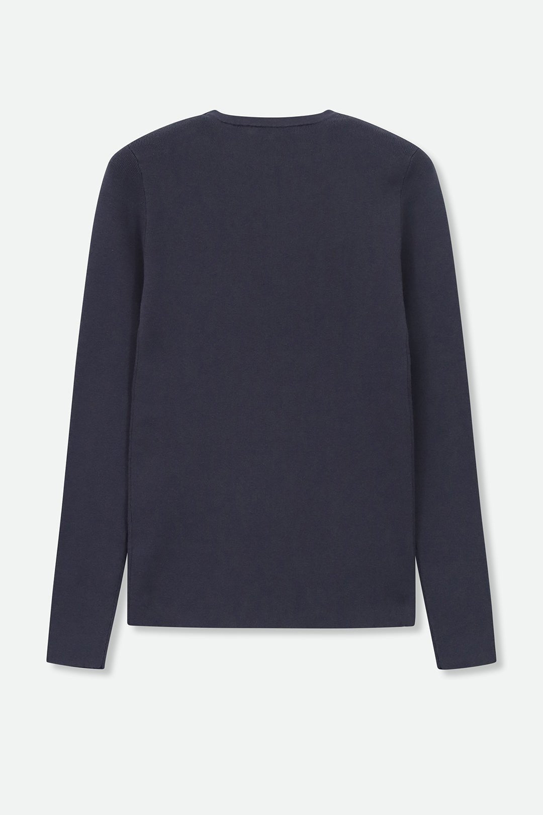 LONG SLEEVE CREW IN ITALIAN COTTON KNIT - Jarbo