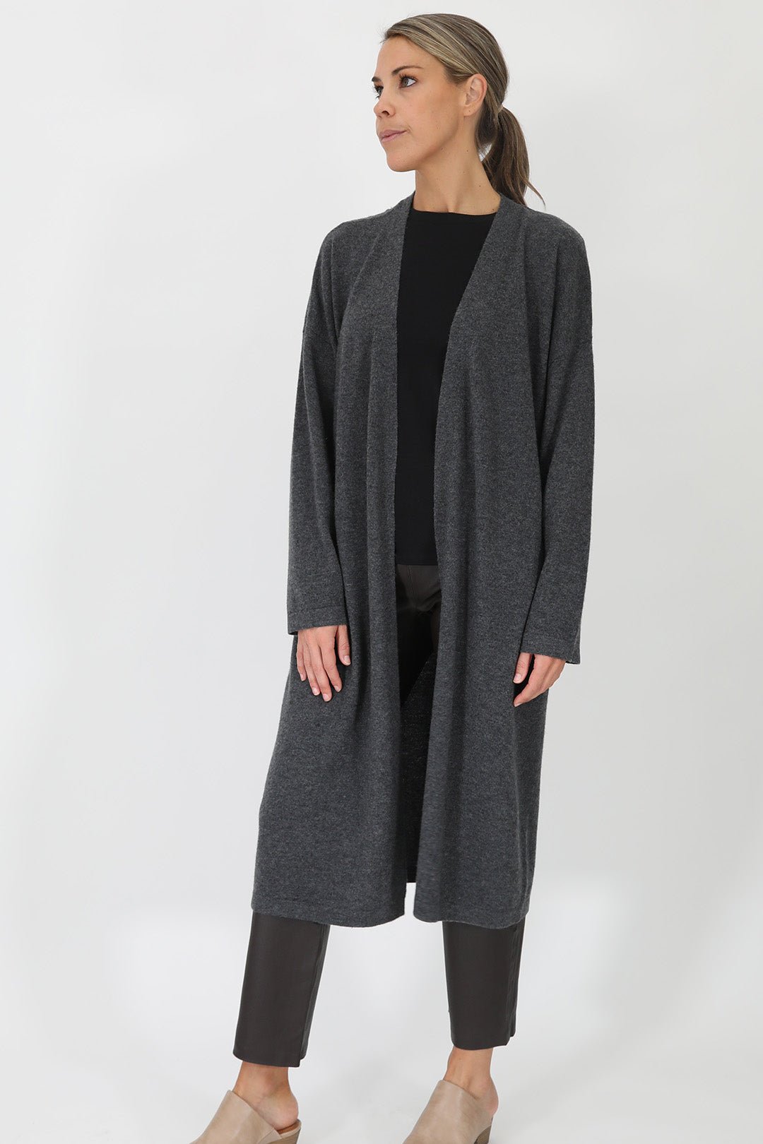 LYON LONG CARDIGAN IN CASHMERE - Jarbo