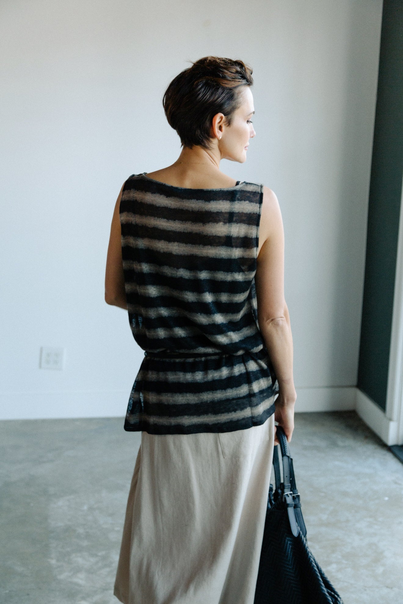 MARABELLA TANK IN LINEN KNIT - Jarbo