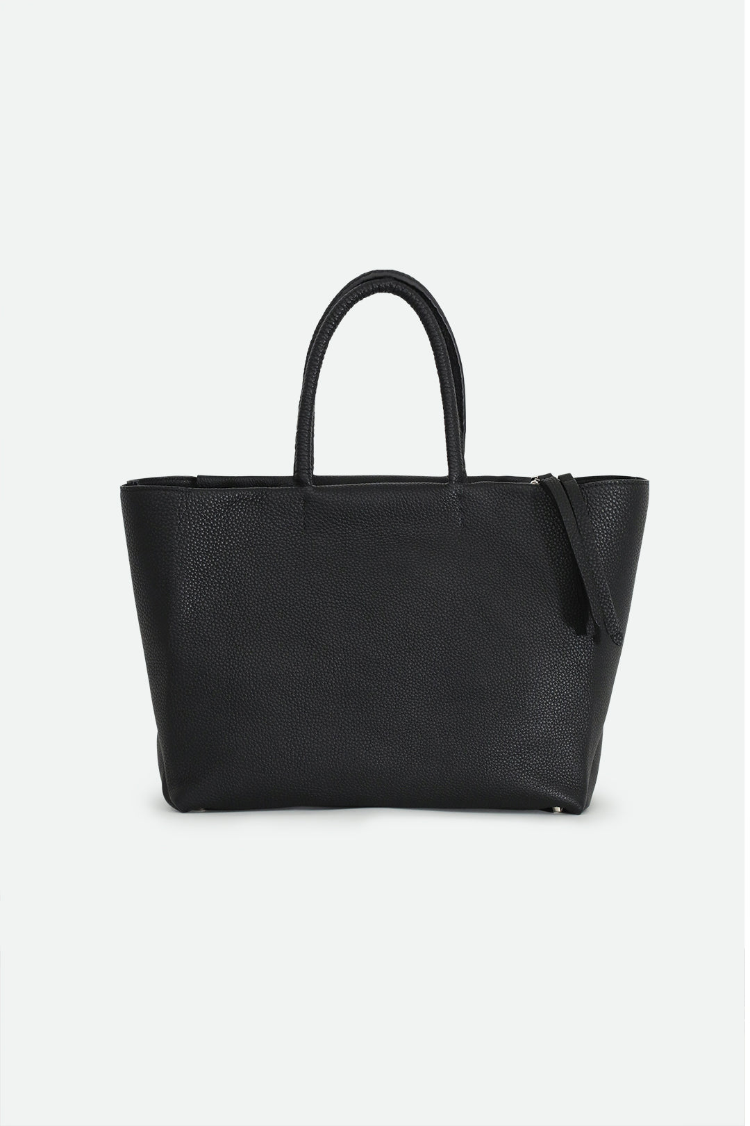 MARCEL HANDBAG IN ITALIAN LEATHER BLACK - Jarbo