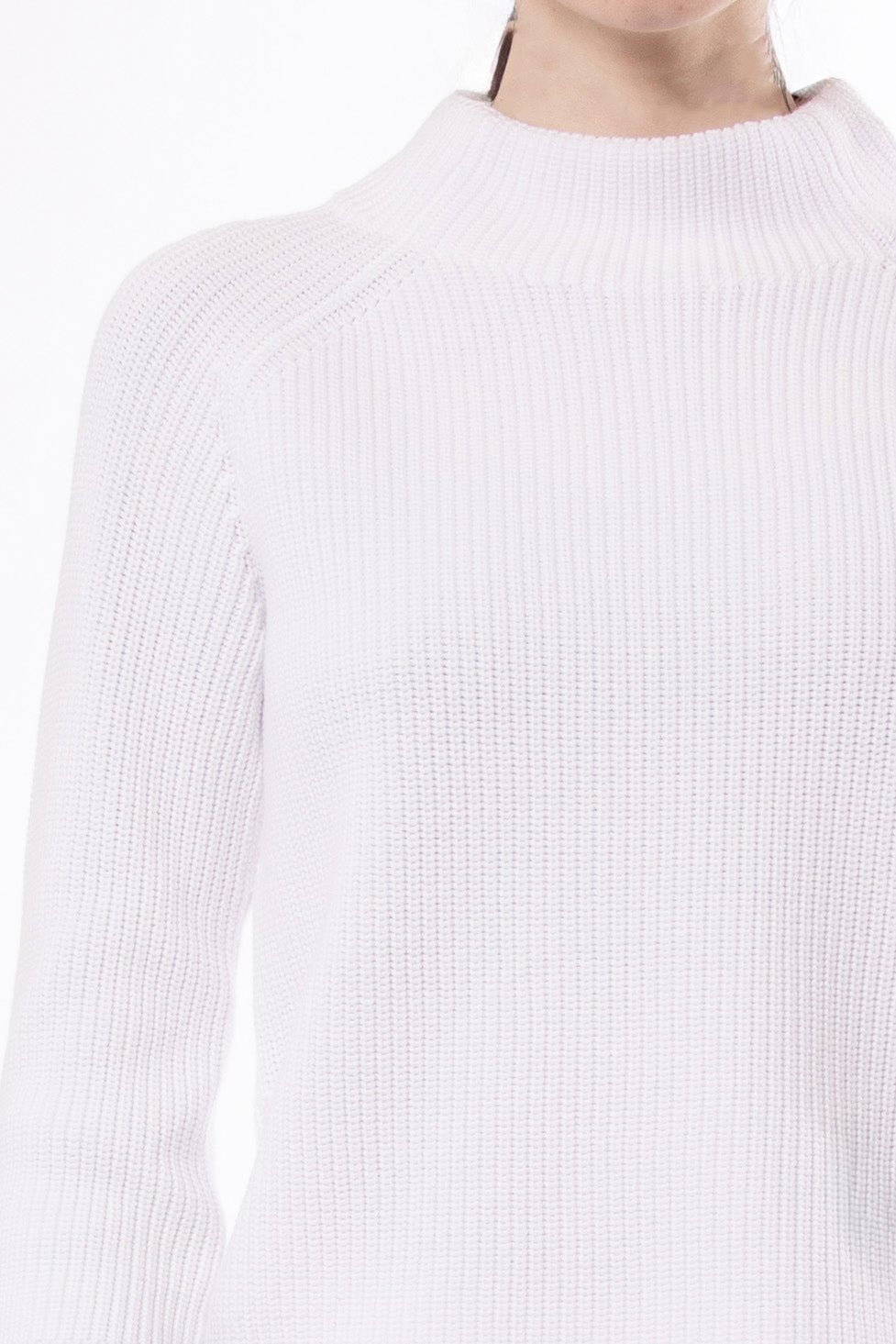 MARELLA MOCKNECK IN ITALIAN COTTON KNIT - Jarbo