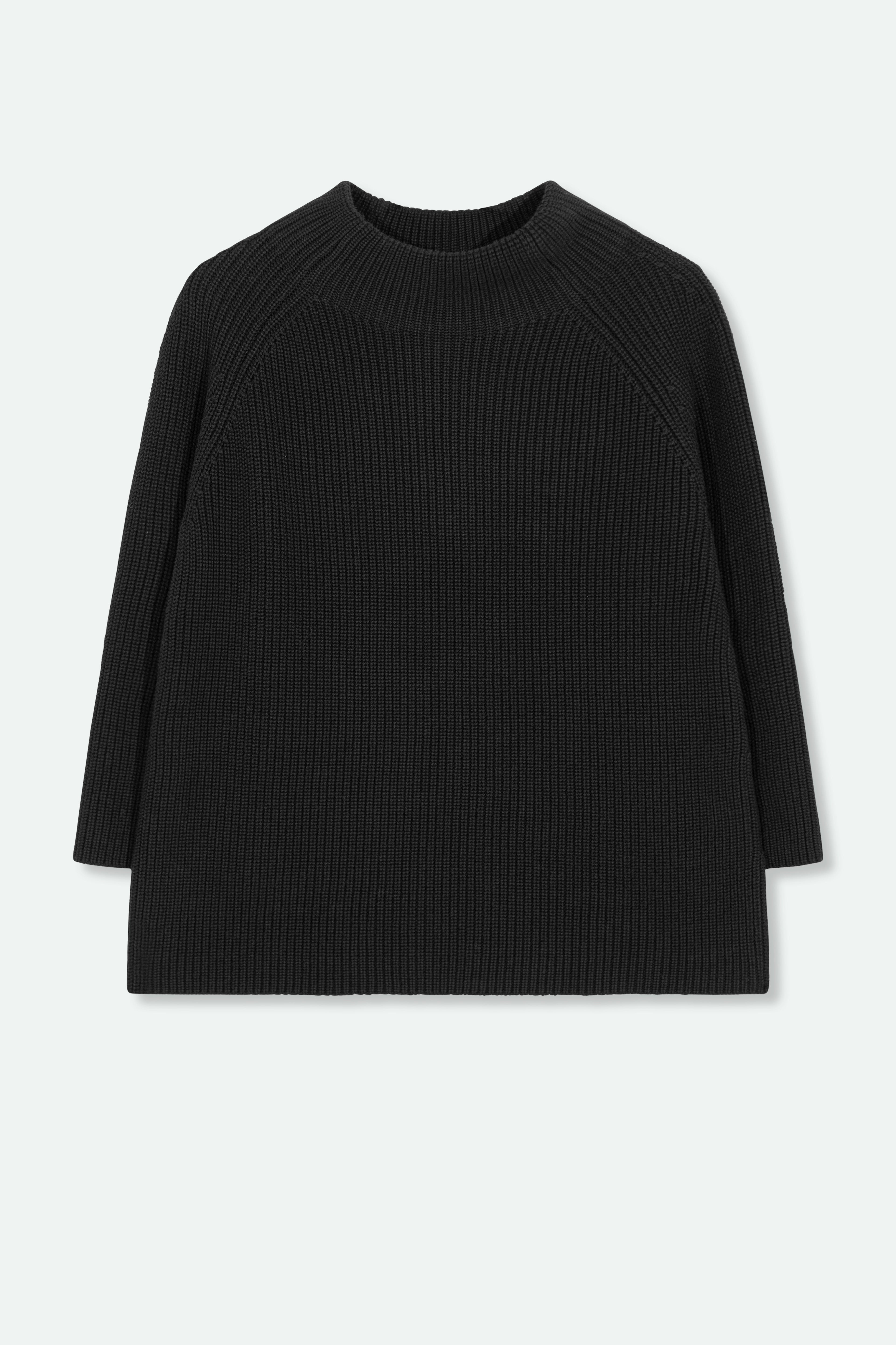 MARELLA MOCKNECK IN ITALIAN COTTON KNIT - Jarbo