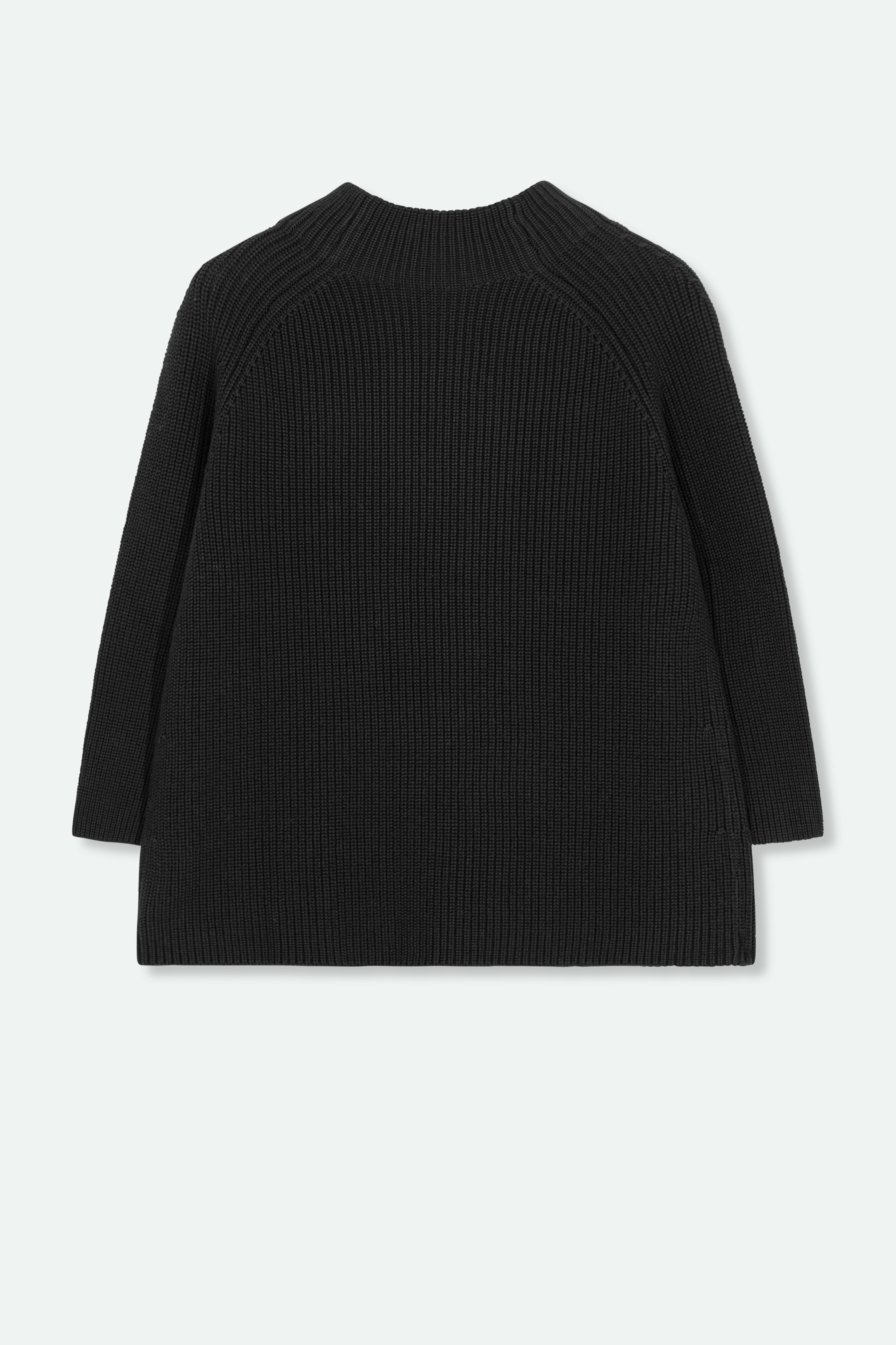 MARELLA MOCKNECK IN ITALIAN COTTON KNIT - Jarbo